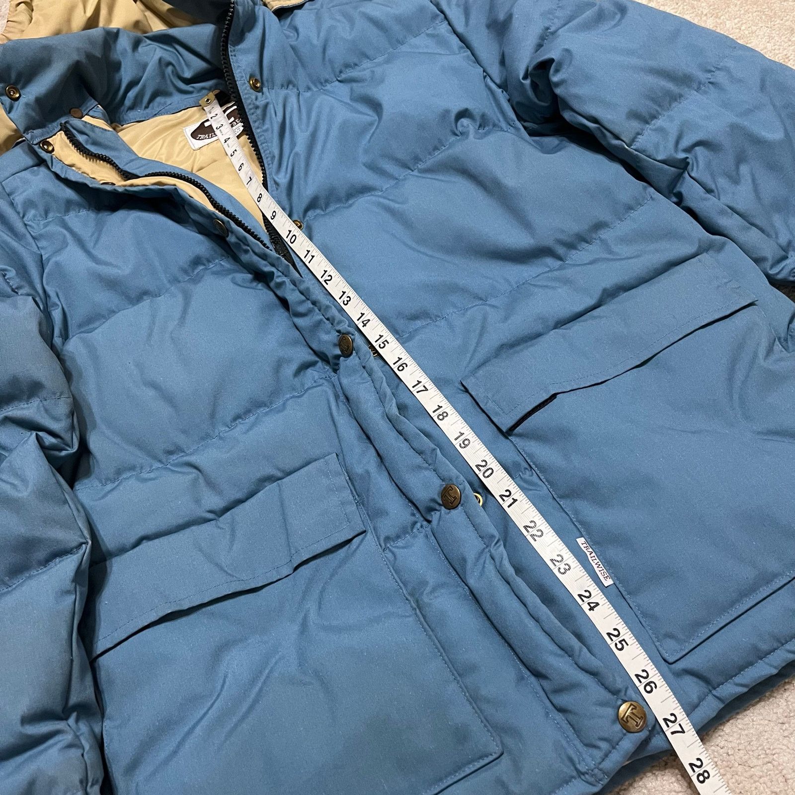Other Vintage Trailwise Berkeley Blue Insulated Puffer Jacket Wome Size L / US 10 / IT 46 - 3 Thumbnail