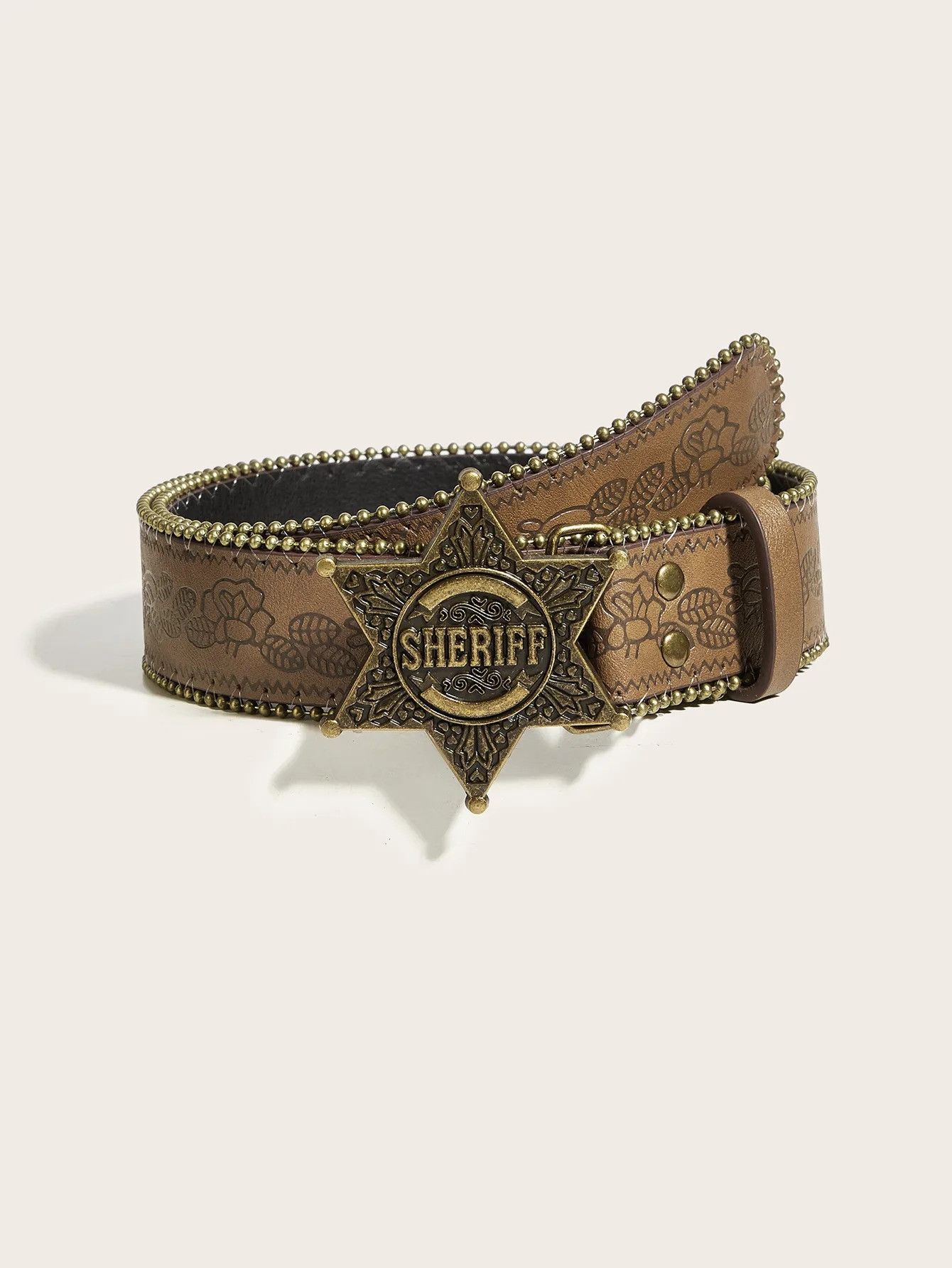 Vintage Urban Edge Nail Detail Belt Size ONE SIZE - 5 Thumbnail