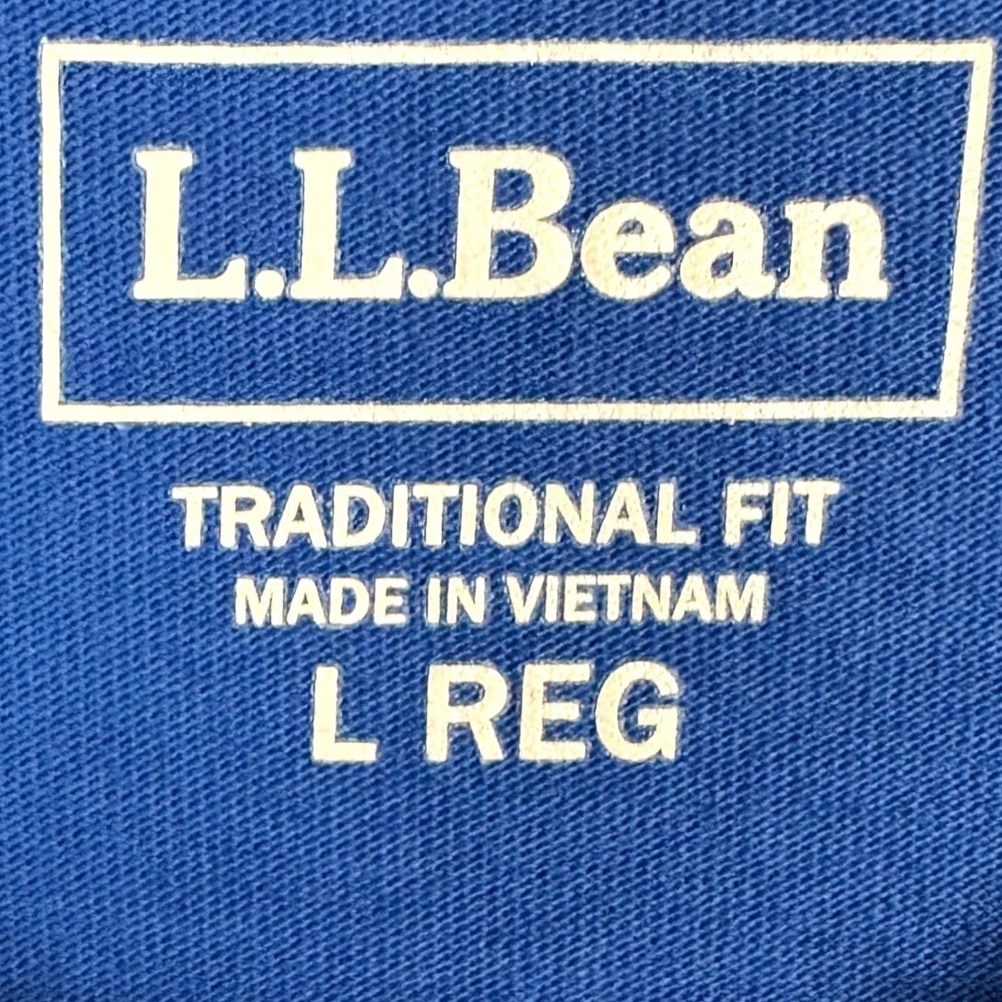 Vintage L.L. Bean Shirt Mens L Large Blue Henley Button Long Sleeve Solid Microfiber Breathable Preppy Shirt Mens l Size US L / EU 52-54 / 3 - 2 Thumbnail