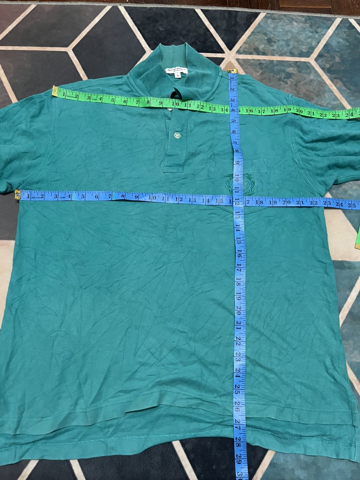 Yves Saint Laurent YSL saint laurent Pour homme distressed and faded Size US L / EU 52-54 / 3 - 13 Thumbnail