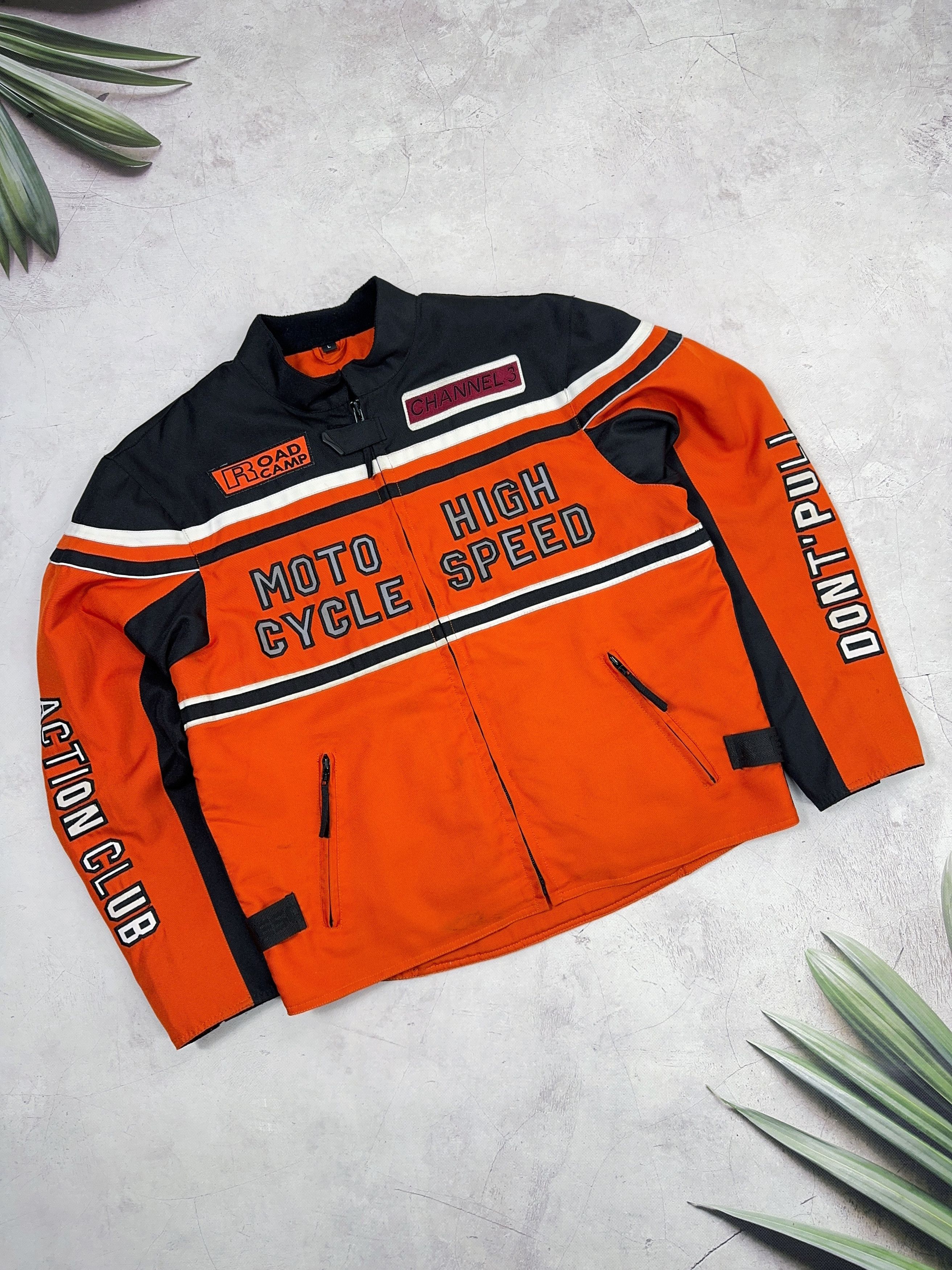 Vintage Moto High Cycle Speed Racing Jacket Road Camp Race-99 Size US L / EU 52-54 / 3 - 2 Thumbnail