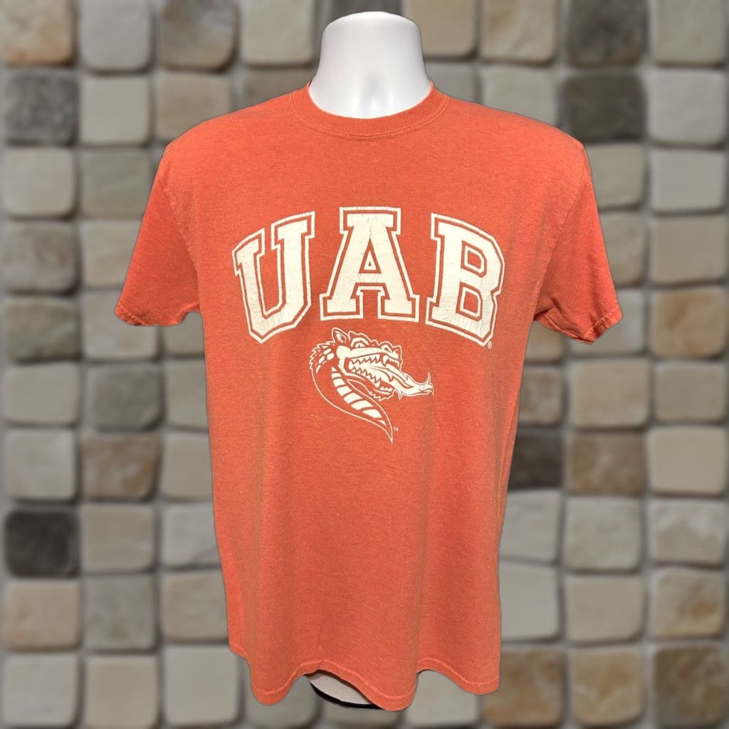 Gildan VINTAGE University Of Alabama Birmingham UAB Shirt Adult Medium Heather Orange Gildan Size US M / EU 48-50 / 2 - 1 Thumbnail