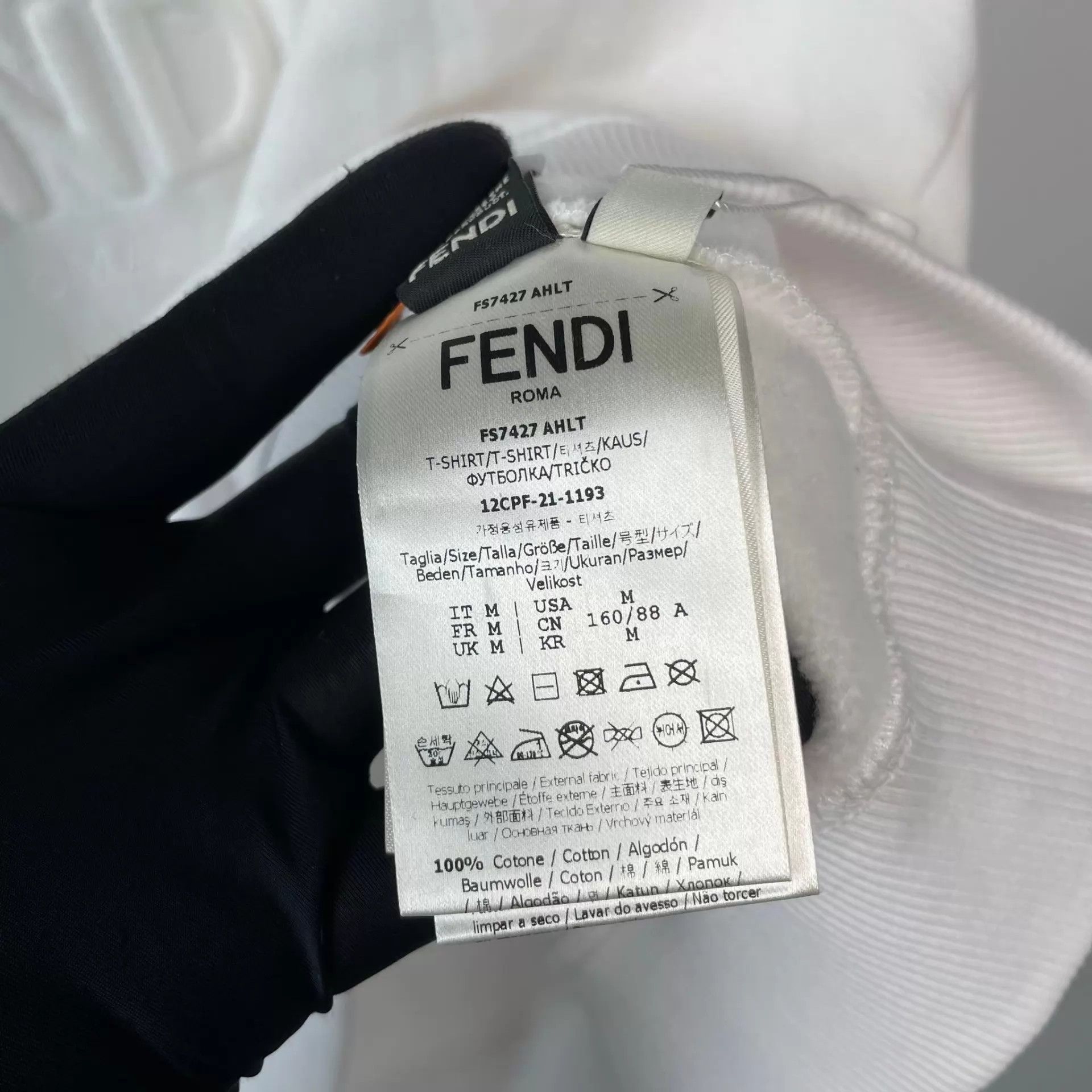 Fendi Fendi white logo sweatshirts M Size M / US 6-8 / IT 42-44 - 5 Thumbnail