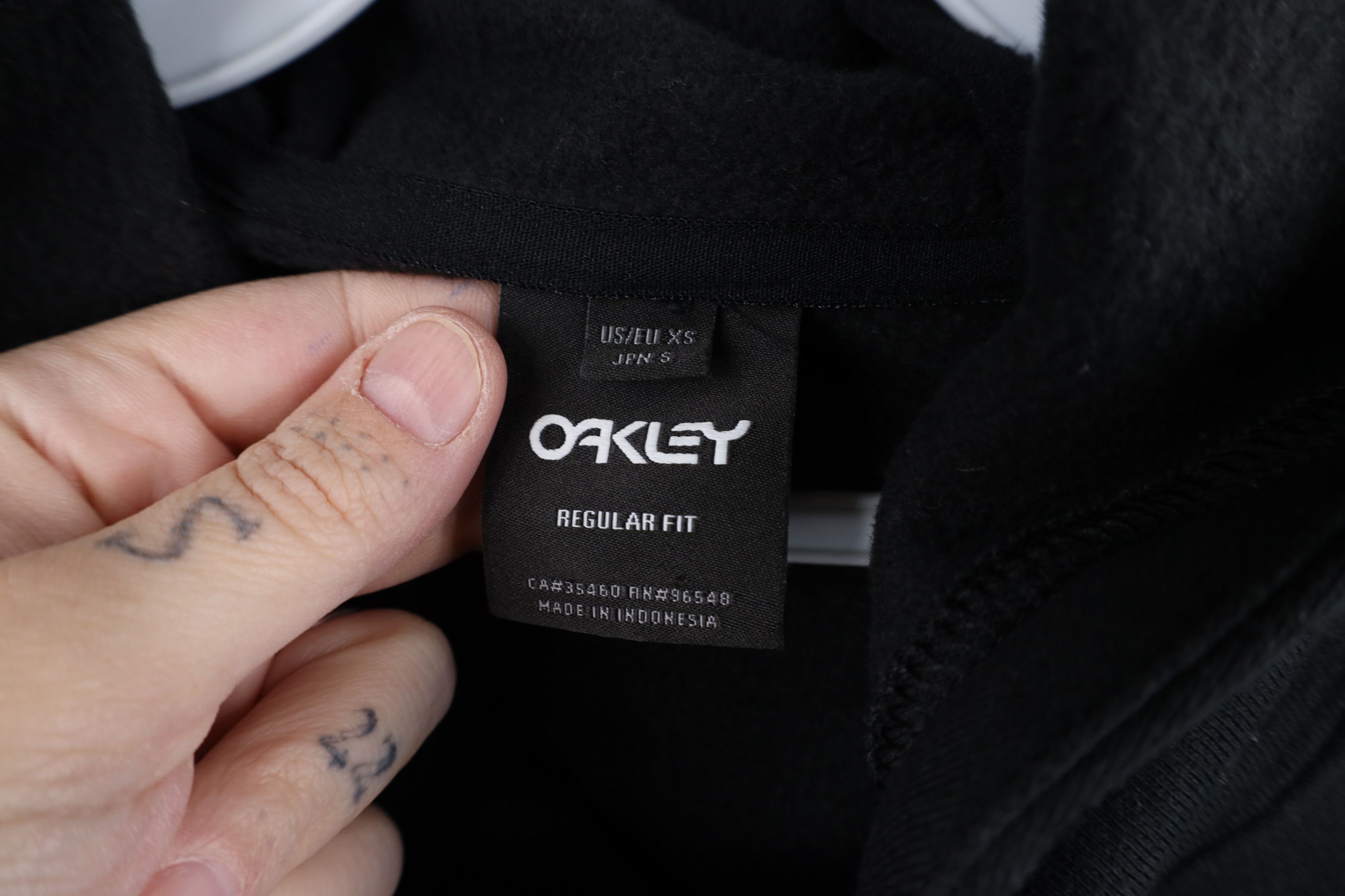Oakley Y2K Oakley Spell Center Logo Taped Hoodie Sweatshirt Black Size US XS / EU 42 / 0 - 5 Thumbnail
