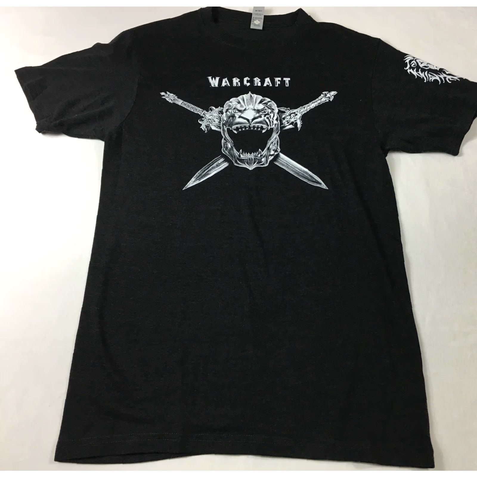 Vintage VINTAGE Warcraft Alliance Lion T Shirt Sz S - NWOT Black Tee Size US S / EU 44-46 / 1 - 2 Thumbnail