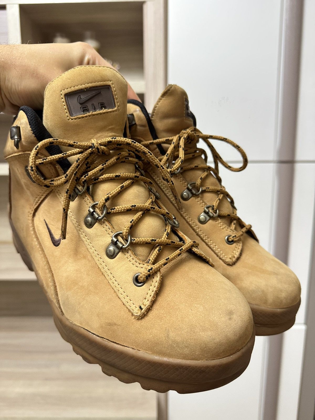 Nike ACG Nike ACG Brown Suede Leather Trail Hiking Boots Shoes Mens Size US 9.5 / EU 42-43 - 12 Thumbnail