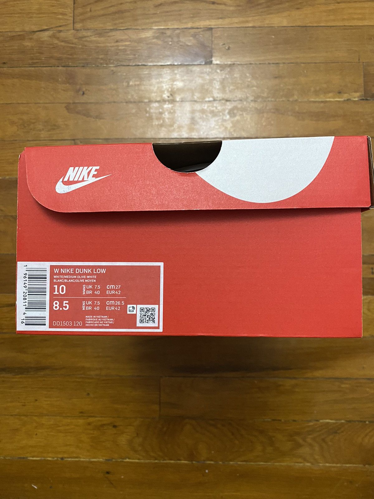 Nike Size 10W / 8.5M - Nike Dunk Low Olive Green Cactus Size US 10 / IT 40 - 8 Thumbnail