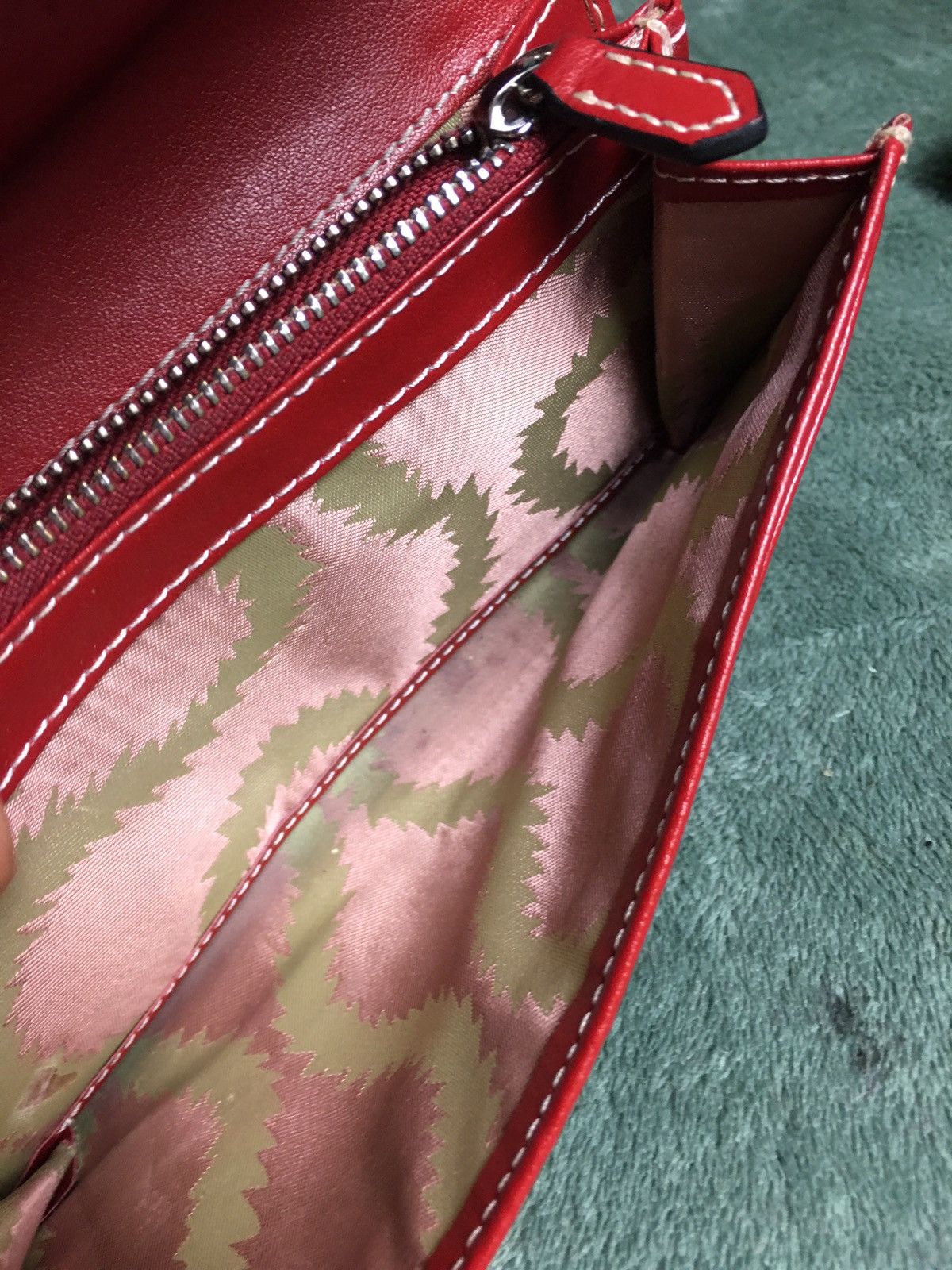 Vivienne Westwood Vivienne Westwood Red Orb Logo Leather Bifold Long Wallet Size ONE SIZE - 9 Thumbnail