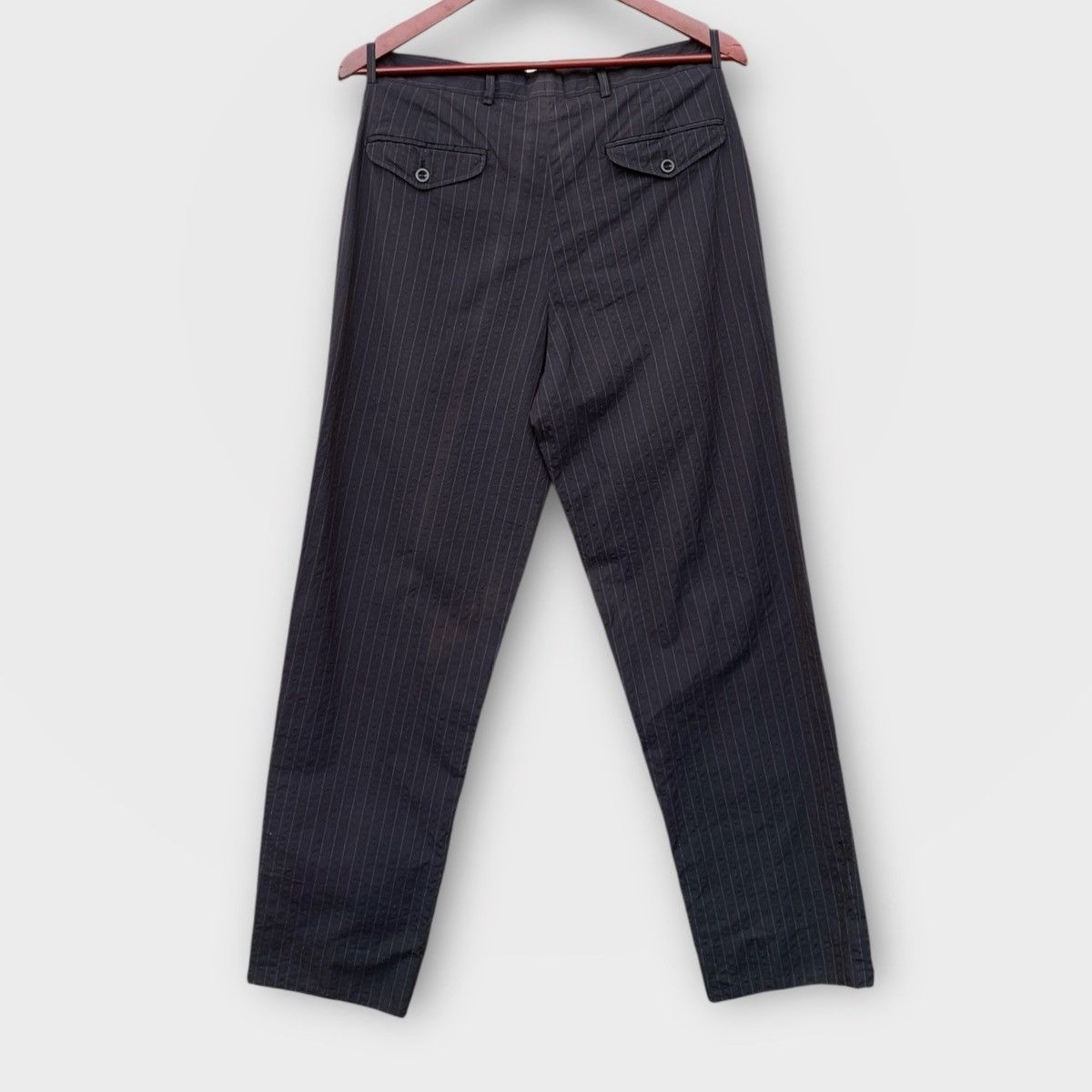 Hermes Vintage Hermes Paris Classic Straight Trousers Stripe Pant Size US 32 / EU 48 - 2 Thumbnail
