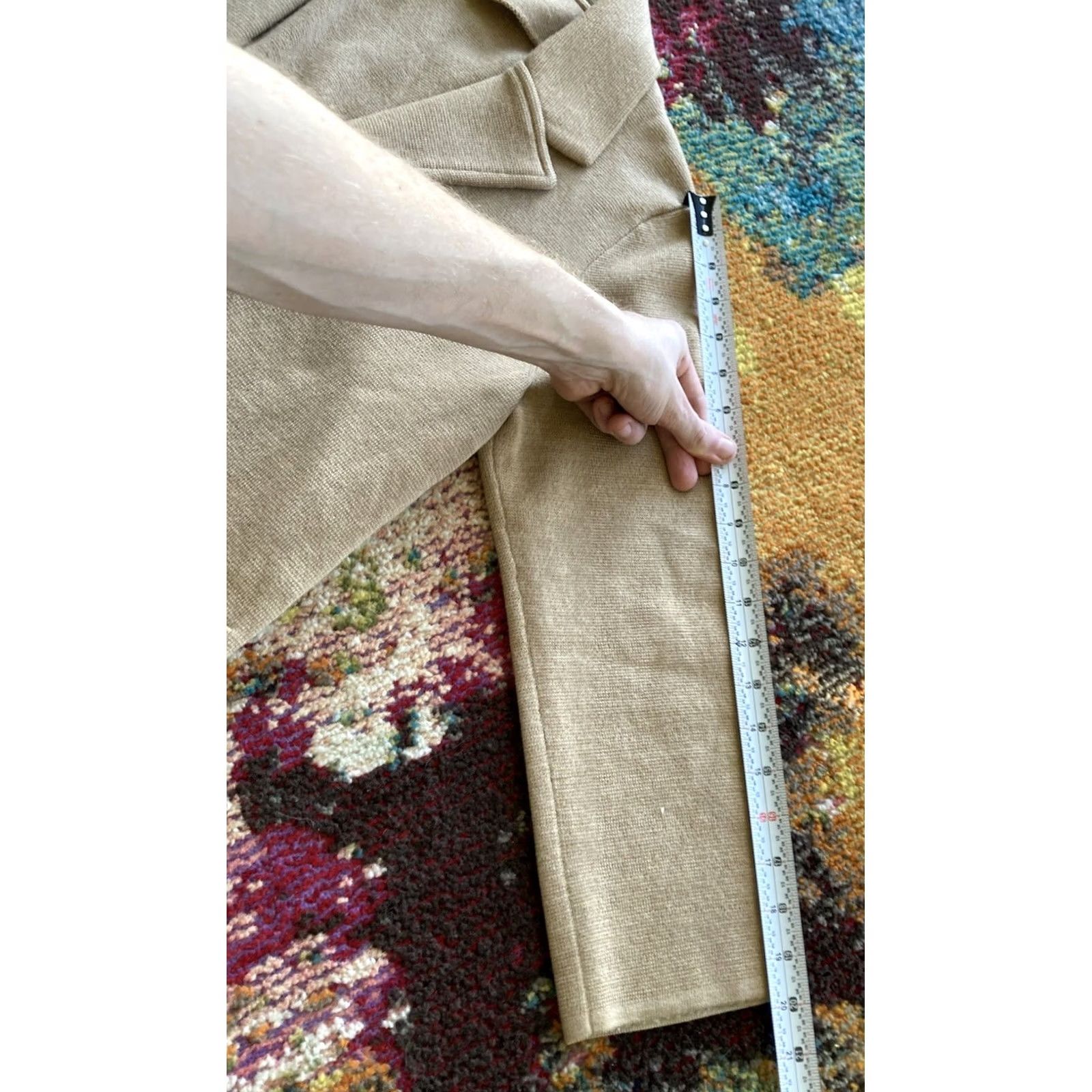 J.Crew VINTAGE J.CREW Open Front Sweater Blazer Coat Womens Size S Beige 100% Merino Wool Cozy Size S / US 4 / IT 40 - 6 Thumbnail