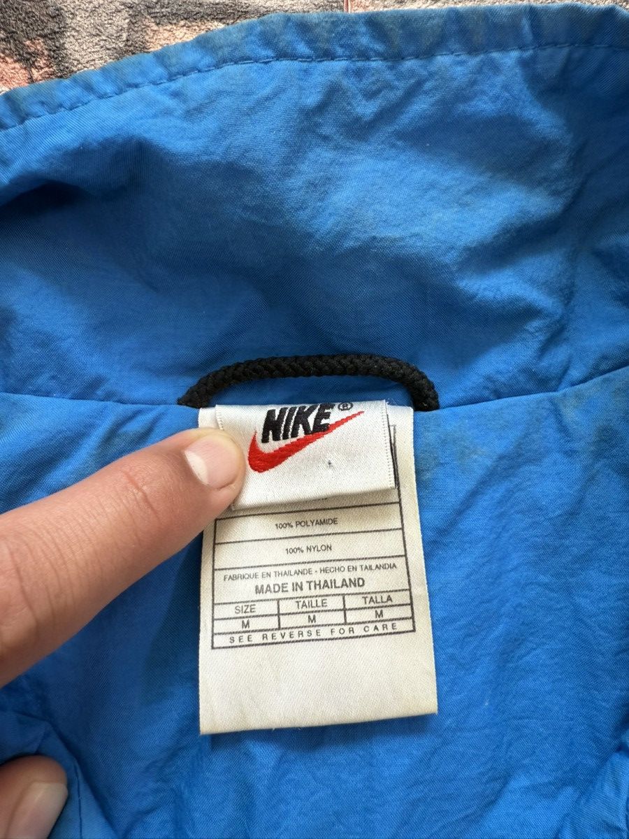 Nike × Vintage 90’s NIKE RARE MULTI BIG Y2K RETRO LOGO SWOOSH NYLON JACKET Size US M / EU 48-50 / 2 - 8 Thumbnail