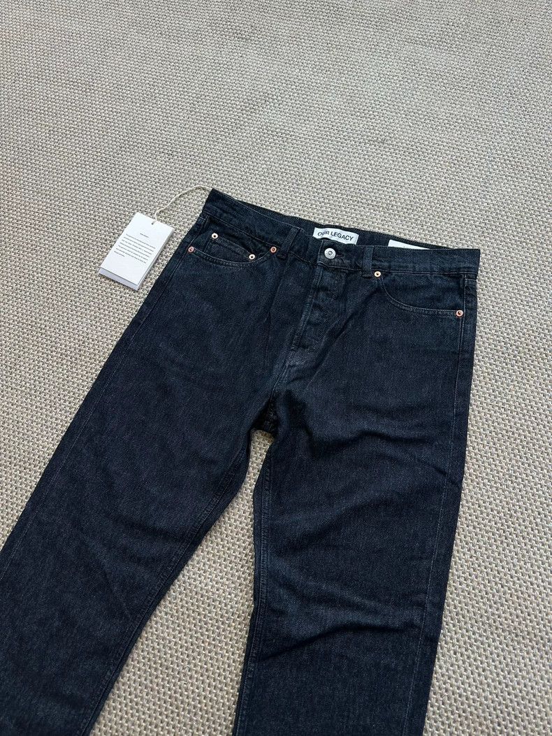 Our Legacy Our Legacy Water-washed zipper straight jeans Size US 33 - 3 Thumbnail