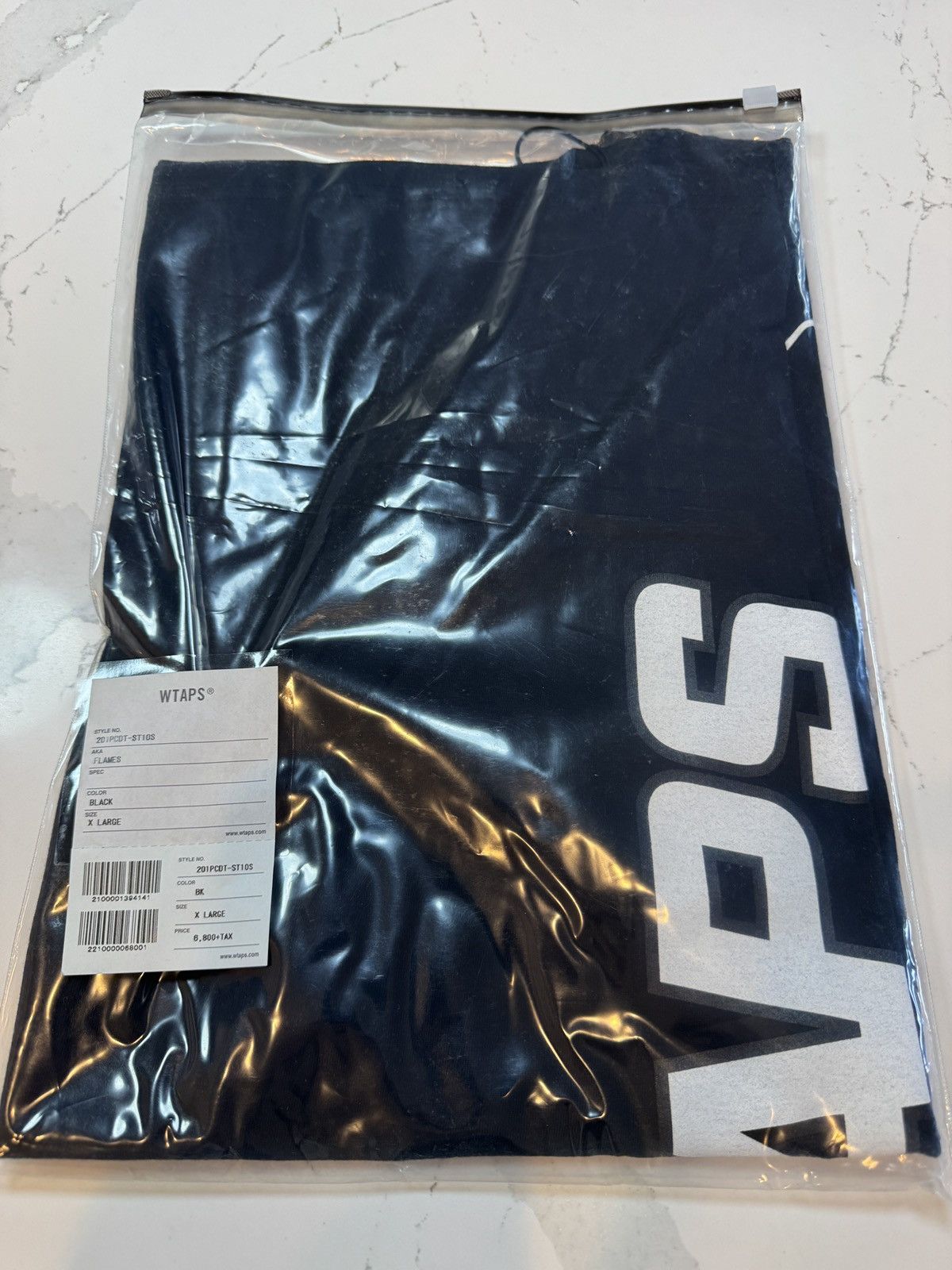 Wtaps WTAPS Flames Tee Black XL – Deadstock Size US L / EU 52-54 / 3 - 3 Thumbnail