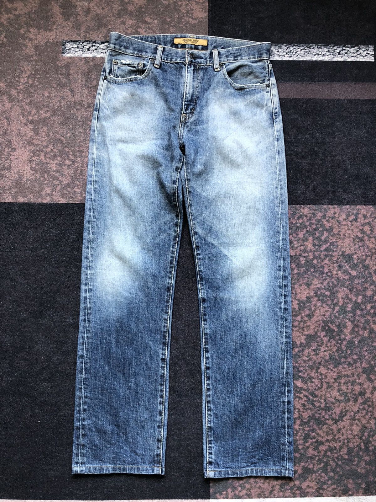 Japanese Brand × Vintage Vintage Uniqlo Japanese Brand Blue Faded Jeans Size US 31 - 5 Thumbnail