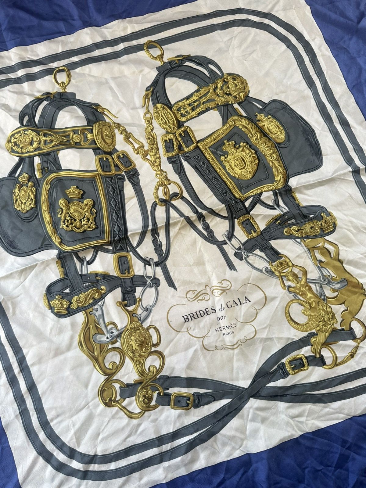 Hermes 90s Hermes Brides de gala silk scarves Size ONE SIZE - 3 Thumbnail