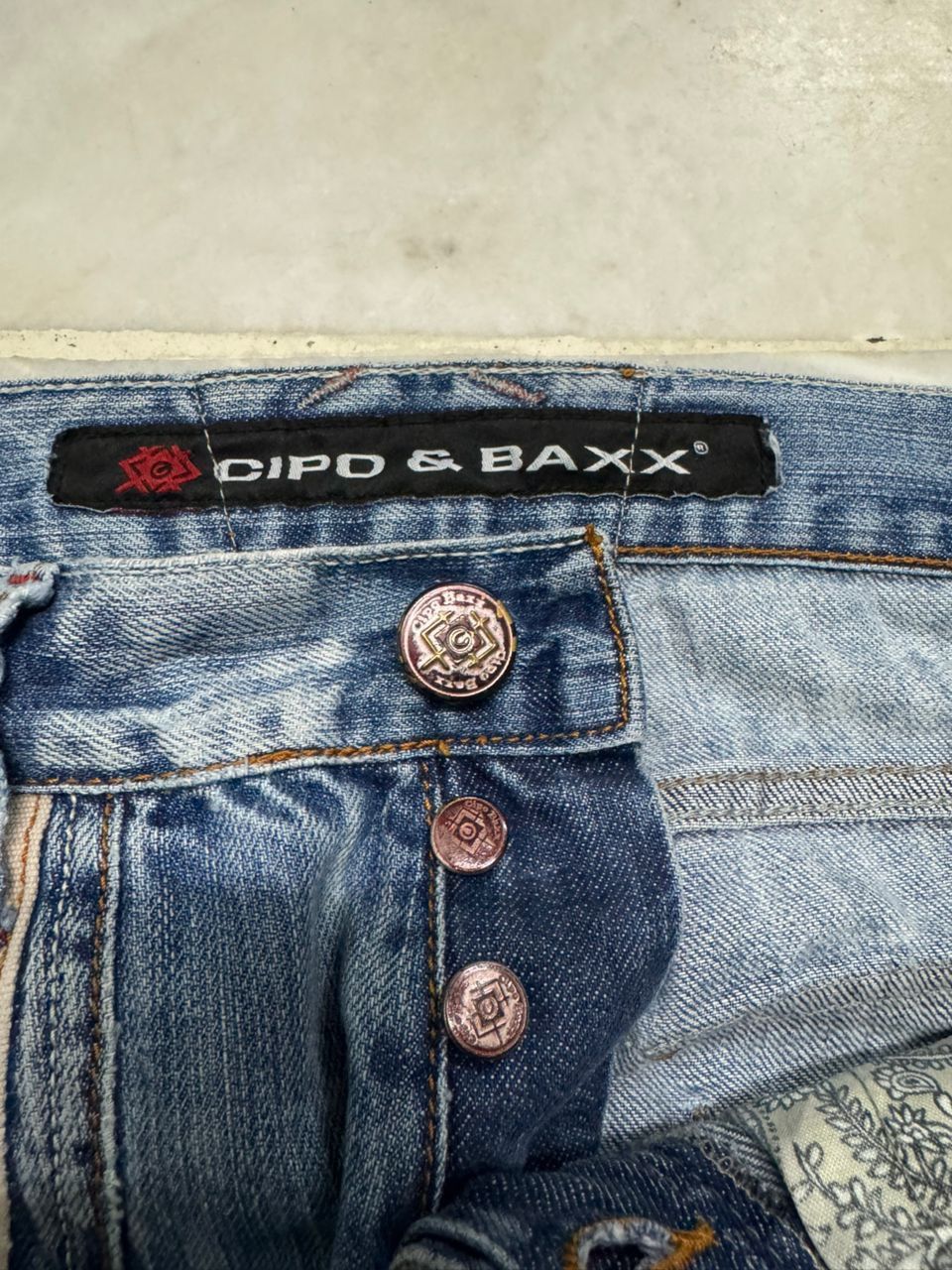 Japanese Brand 💥Insane💥90s DipoxBaxx Sand Washed Distressed Cargo Rare Jean Size US 32 / EU 48 - 11 Thumbnail