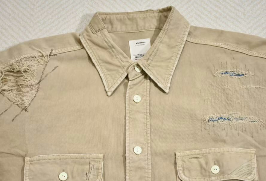 Visvim Visvim 20aw Grand River Crash Shirt 2412-Nextarrow Size 40R - 3 Thumbnail