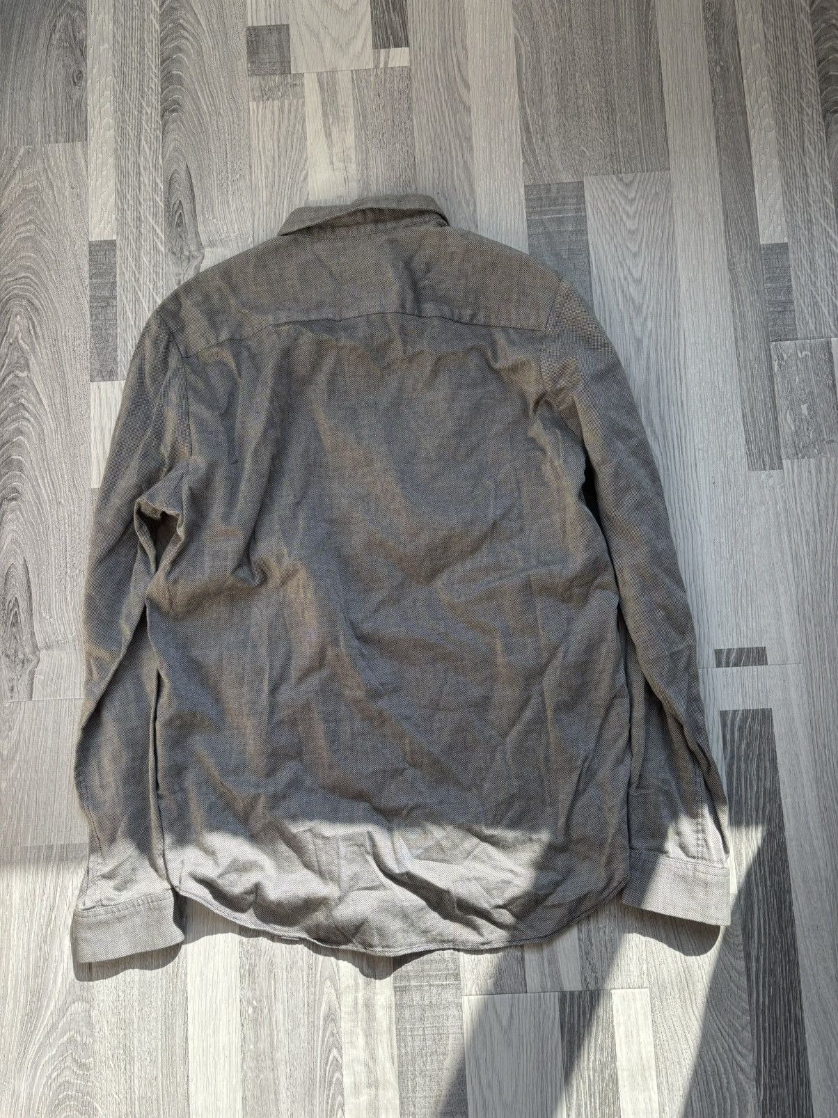 John Undercover × Jun Takahashi × Undercover Undercover 07AW Grey Button Up Down Shirt Size US M / EU 48-50 / 2 - 2 Thumbnail