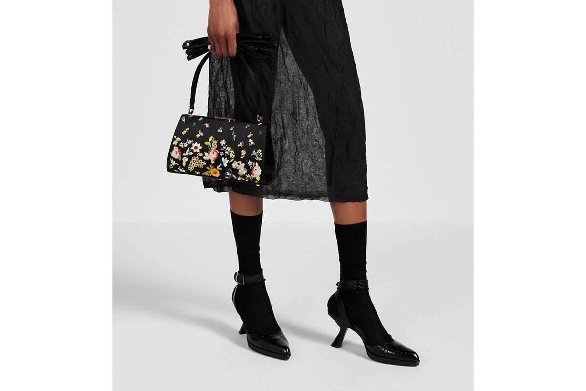 Dior o1bcso1str0226 Size:OS/Top Handle Bag in Black/Multicolor Size ONE SIZE - 6 Thumbnail