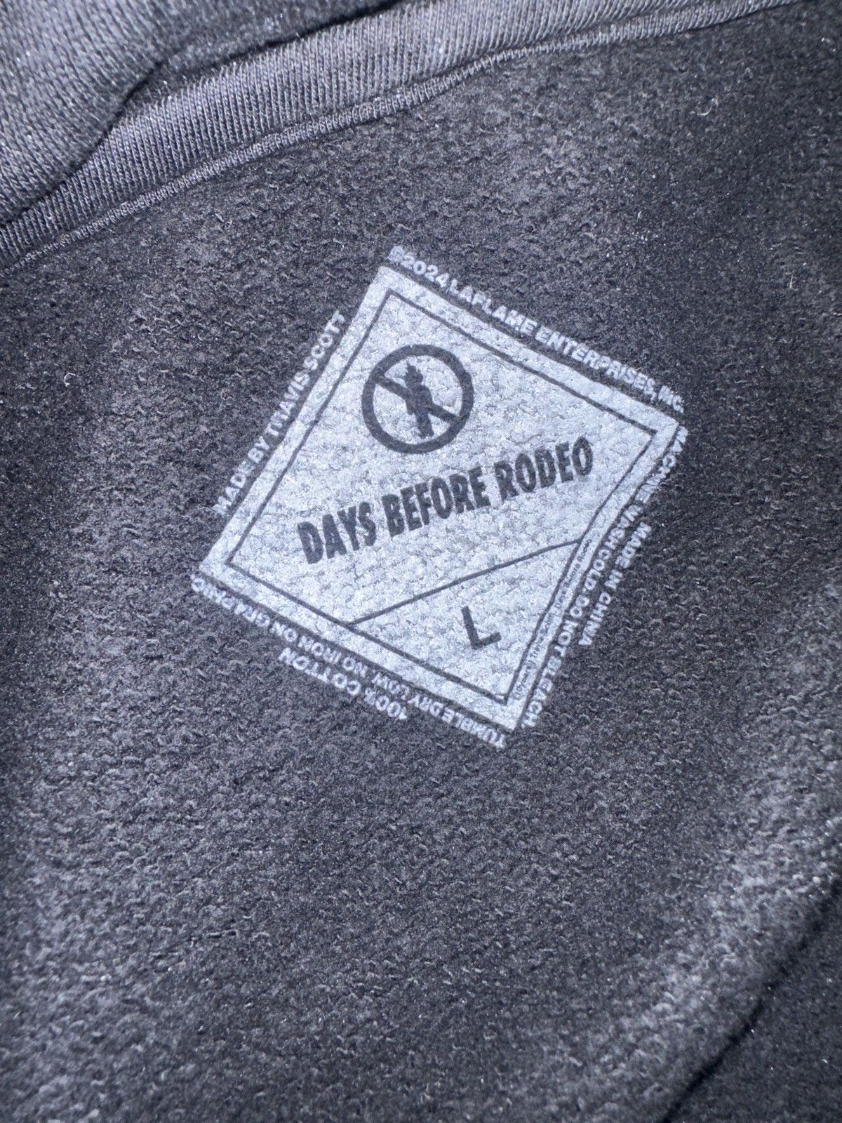 Travis Scott Travis Scott Days Before Rodeo Hoodie - Size Large Size US L / EU 52-54 / 3 - 8 Thumbnail