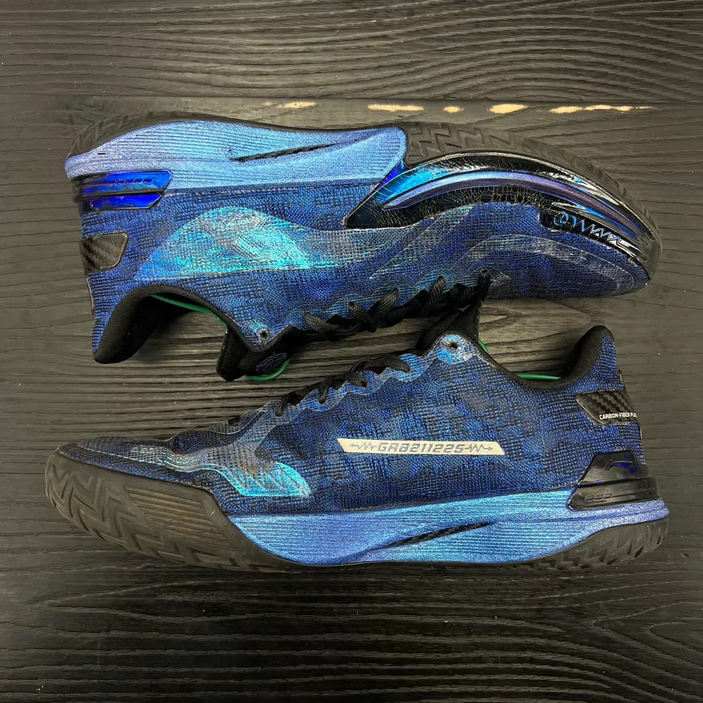 Li-Ning LI-NING Gamma Black Blue 46 Rare Size Size US 13 / EU 46 - 2 Thumbnail