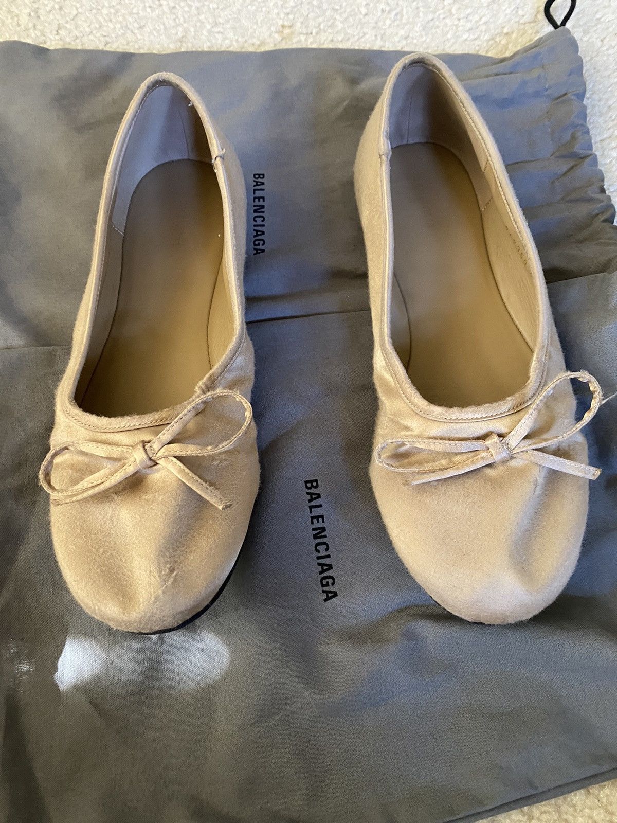 Balenciaga Summer23 Leopold Ballerina Flats | Grailed