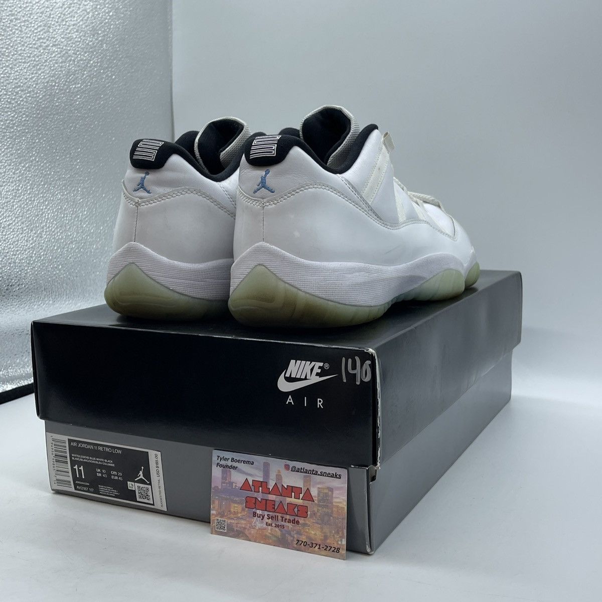 Jordan Brand Air Jordan 11 low legend blue Size US 11 / EU 44 - 5 Thumbnail