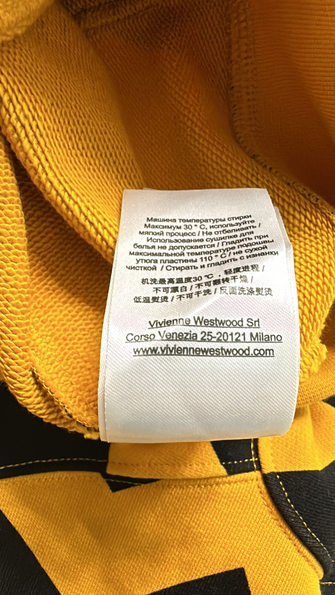 Vivienne Westwood Vivienne Westwood Black & Orange Fresh Hoodie Size US L / EU 52-54 / 3 - 10 Thumbnail