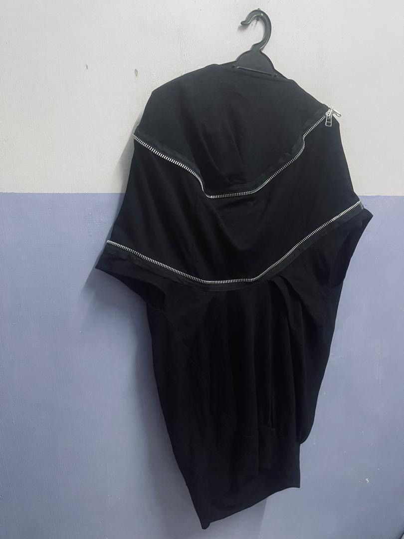 Japanese Brand Atsuro Tayama Asymmetric Zipper Cape Runway Size US M / EU 48-50 / 2 - 14 Thumbnail