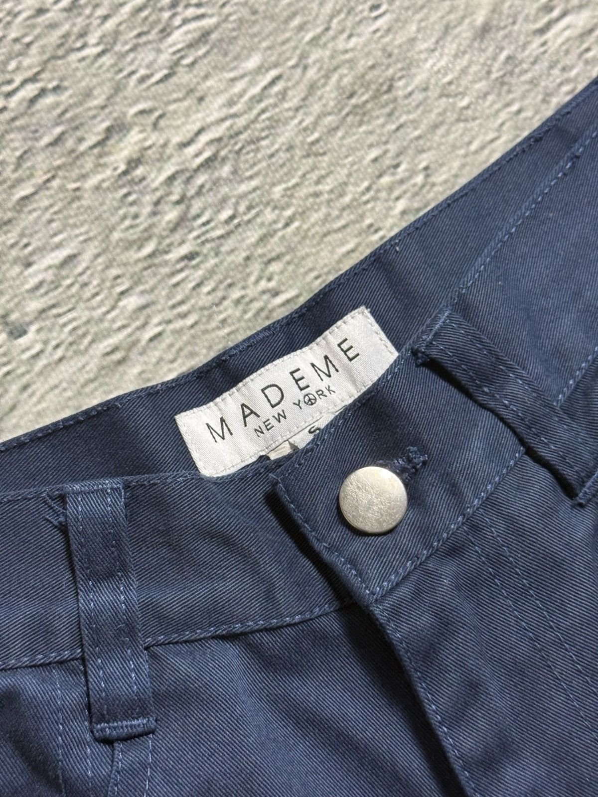 MadeMe MadeMe baggy pants wideleg chino pants navy Size 25" / US 0 / IT 36 - 2 Thumbnail