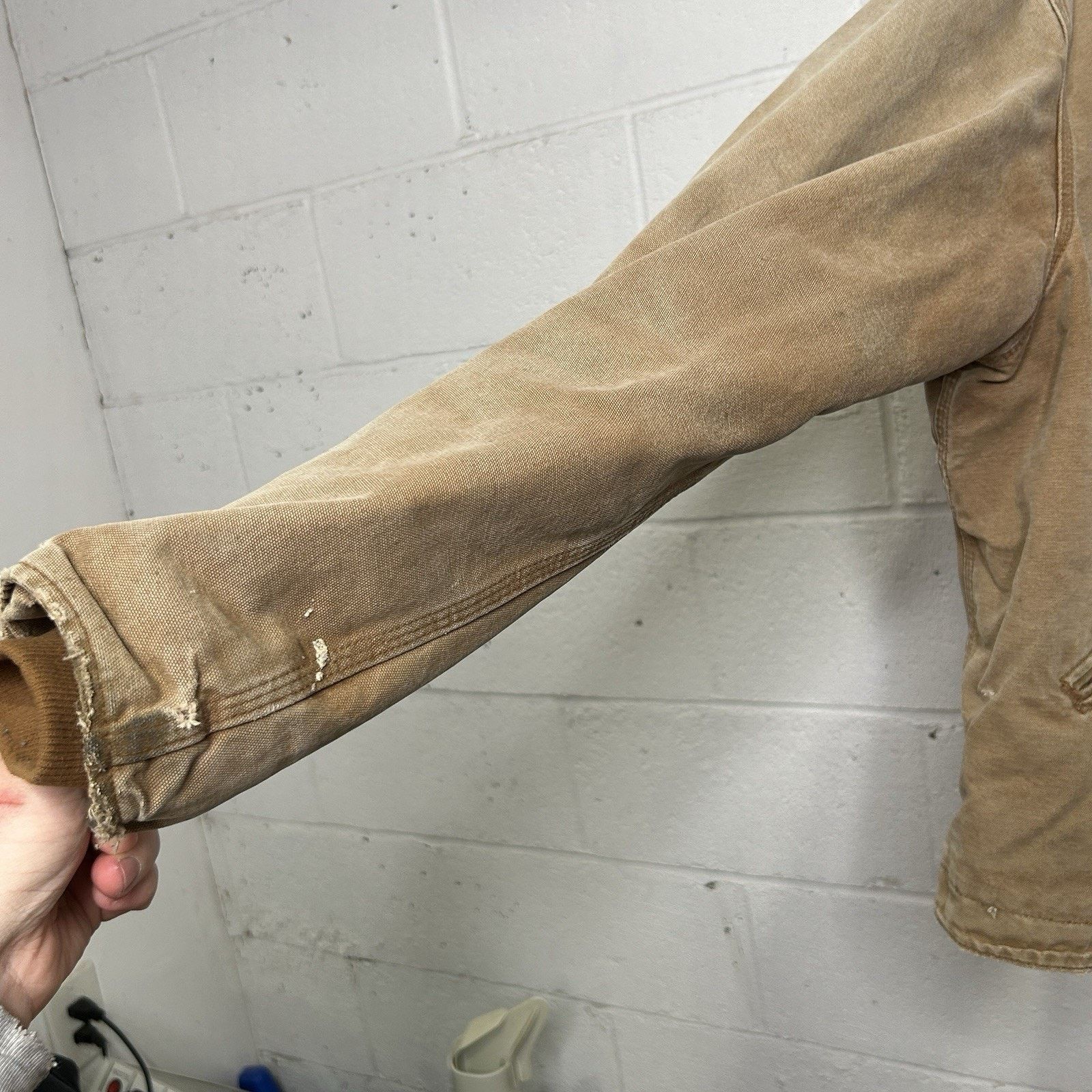 Carhartt Y2K Carhartt Sherpa-Lined Hooded Detroit Jacket “Brown” J141 Size US XL / EU 56 / 4 - 5 Thumbnail