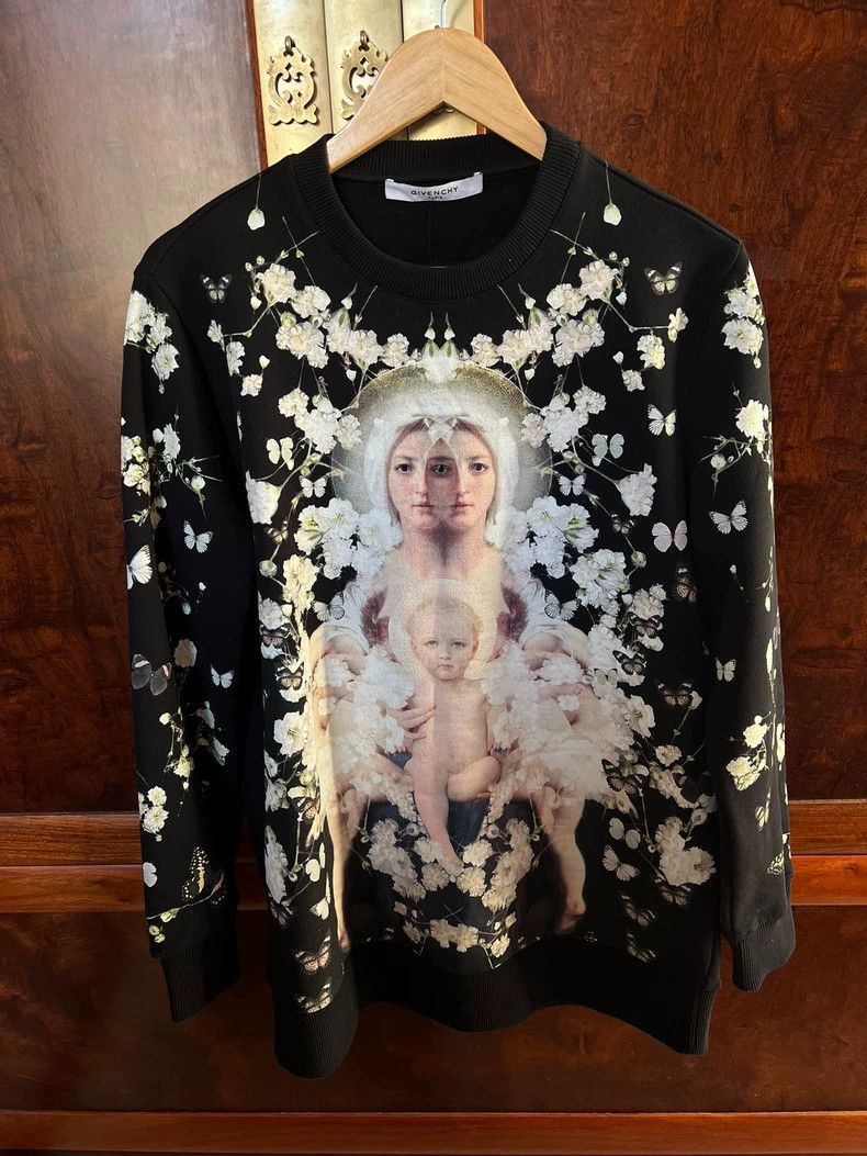 Givenchy Givenchy All-over star Virgin Mary sweatshirt, size S, run Size US S / EU 44-46 / 1 - 1 Thumbnail