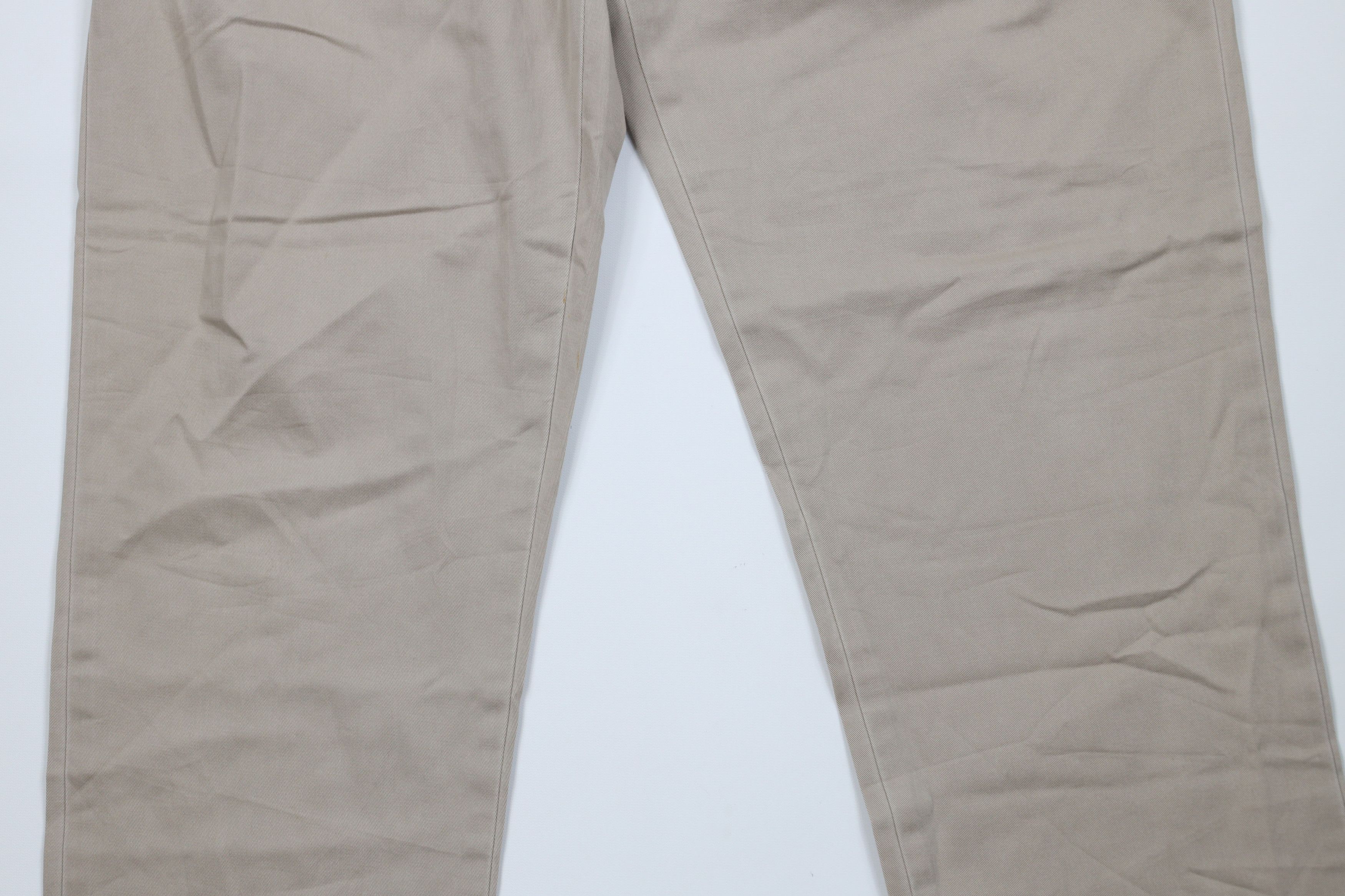 Ralph Lauren Vintage 90s Ralph Lauren Wide Leg Chino Pants Beige Cotton Size US 36 / EU 52 - 3 Thumbnail