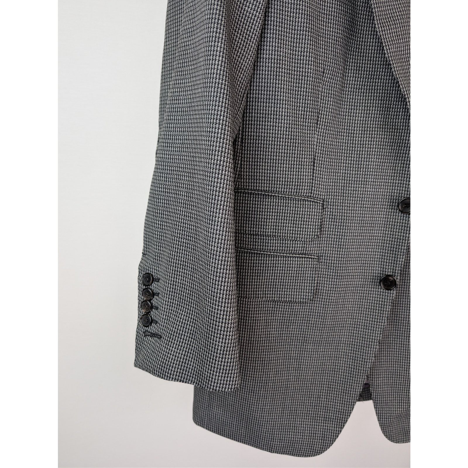 Tom Ford o1rshd1 CC20 Slim-Fit Puppytooth Wool Suit Jacket in Gray Size US M / EU 48-50 / 2 - 4 Thumbnail