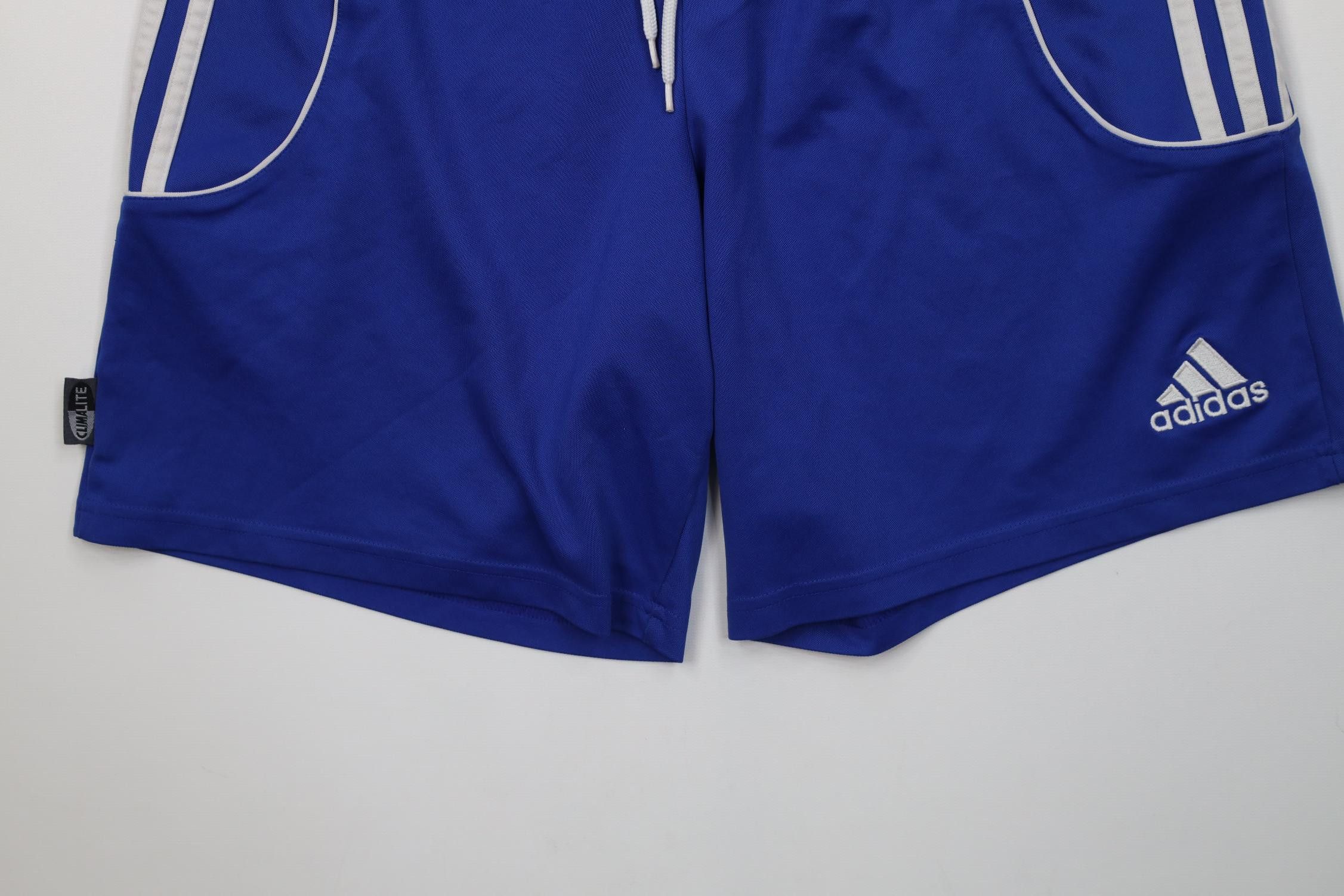 Adidas Vintage Y2K Adidas Running Jogging Soccer Shorts Royal Blue Size US 32 / EU 48 - 4 Thumbnail