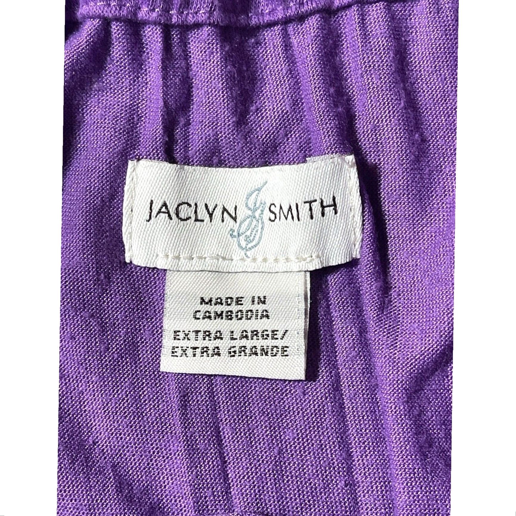 Vintage Jaclyn Smith Tank Top XL Women's Pullover Sleeveless Solid Purple 90s Y2K Boho Chic Flowy Festival Hippie Vacation Size XL / US 12-14 / IT 48-50 - 3 Thumbnail
