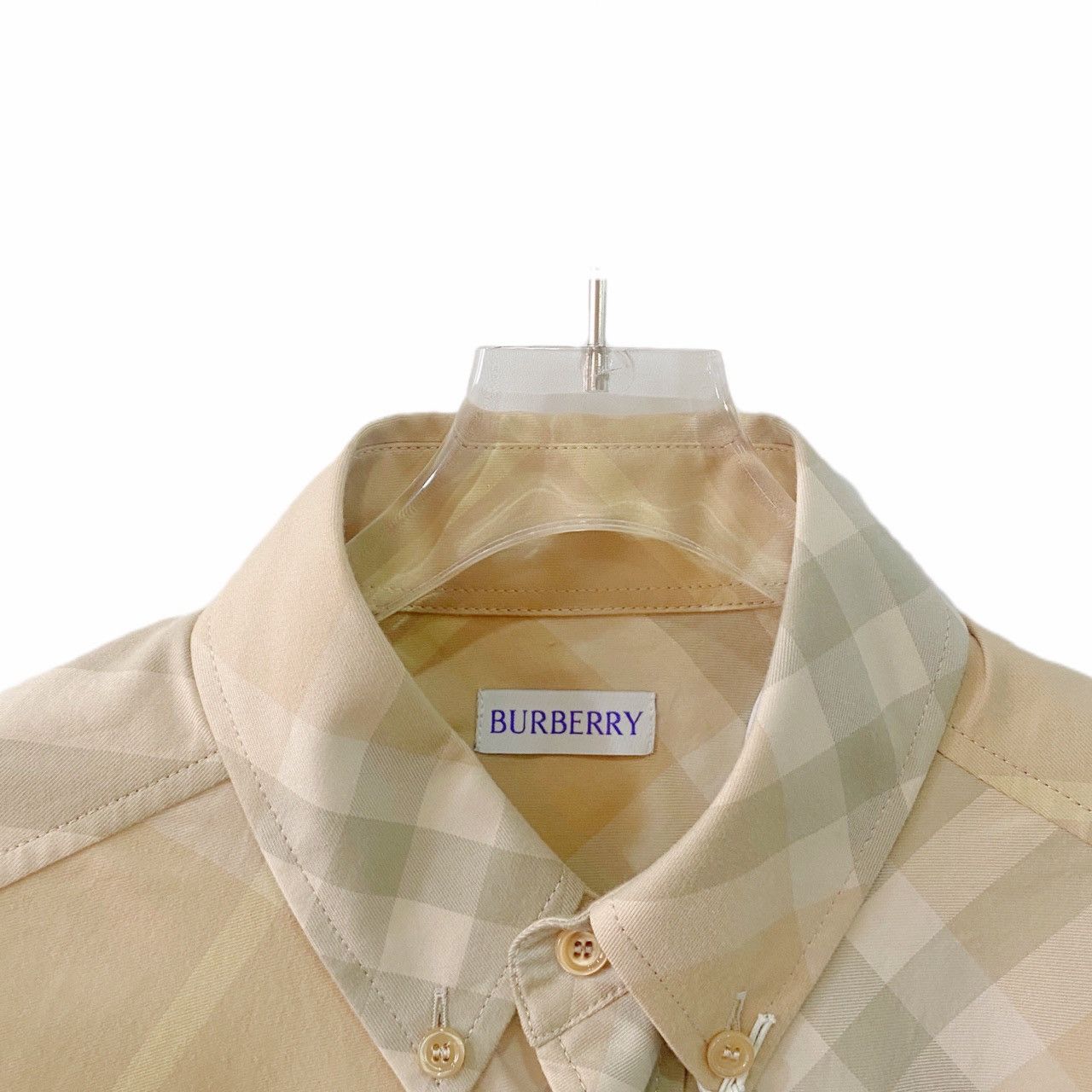 Burberry Burberry Check Horse Embroidered Short Sleeve Shirt K26WX Size US S / EU 44-46 / 1 - 3 Thumbnail