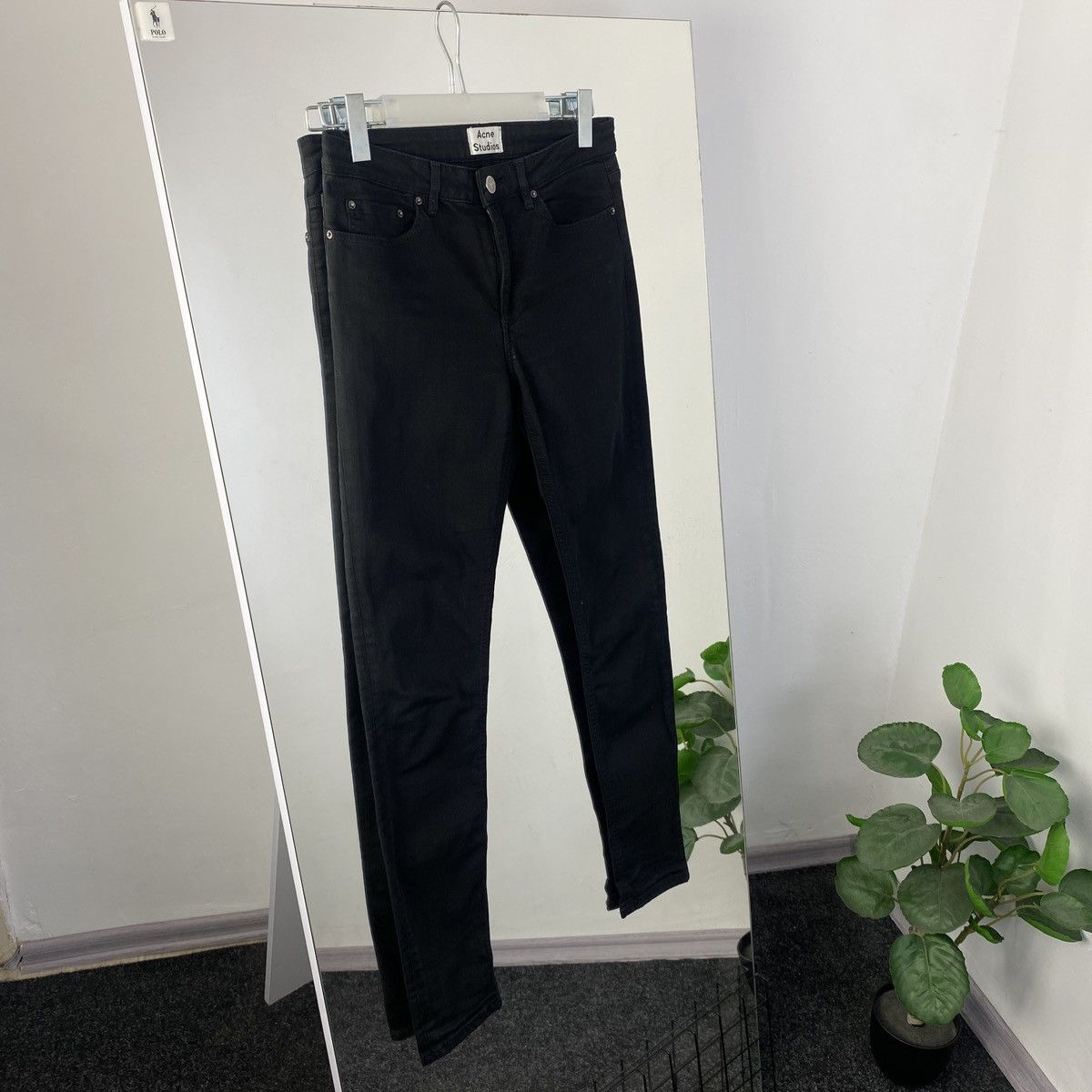 ACNE STUDIOS SKINNY JEANS BLACK Y2K