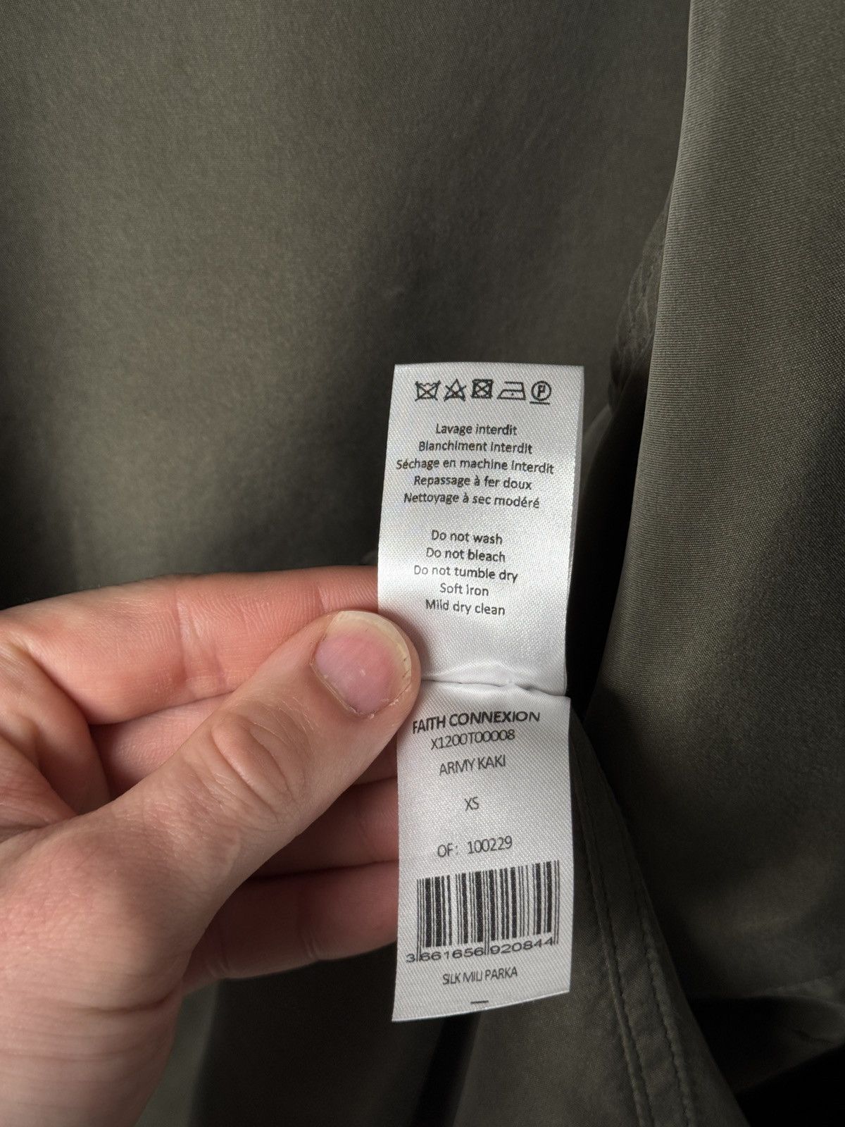 Faith Connexion Silk Miu Military Parka Size US XS / EU 42 / 0 - 12 Thumbnail