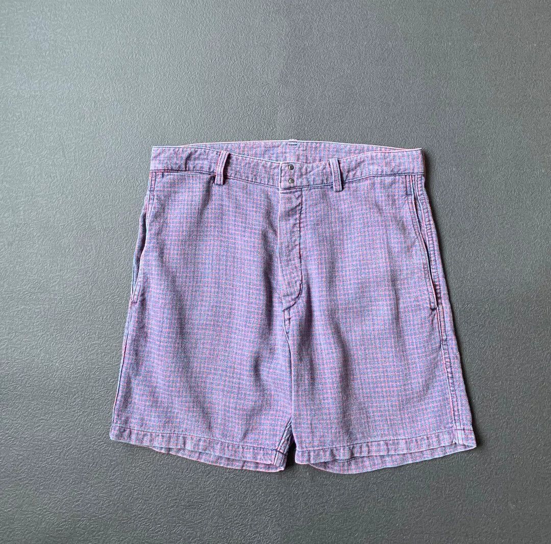 Visvim VISVIM Pastoral Indigo Check Short Pants Size US 32 / EU 48 - 1 Preview
