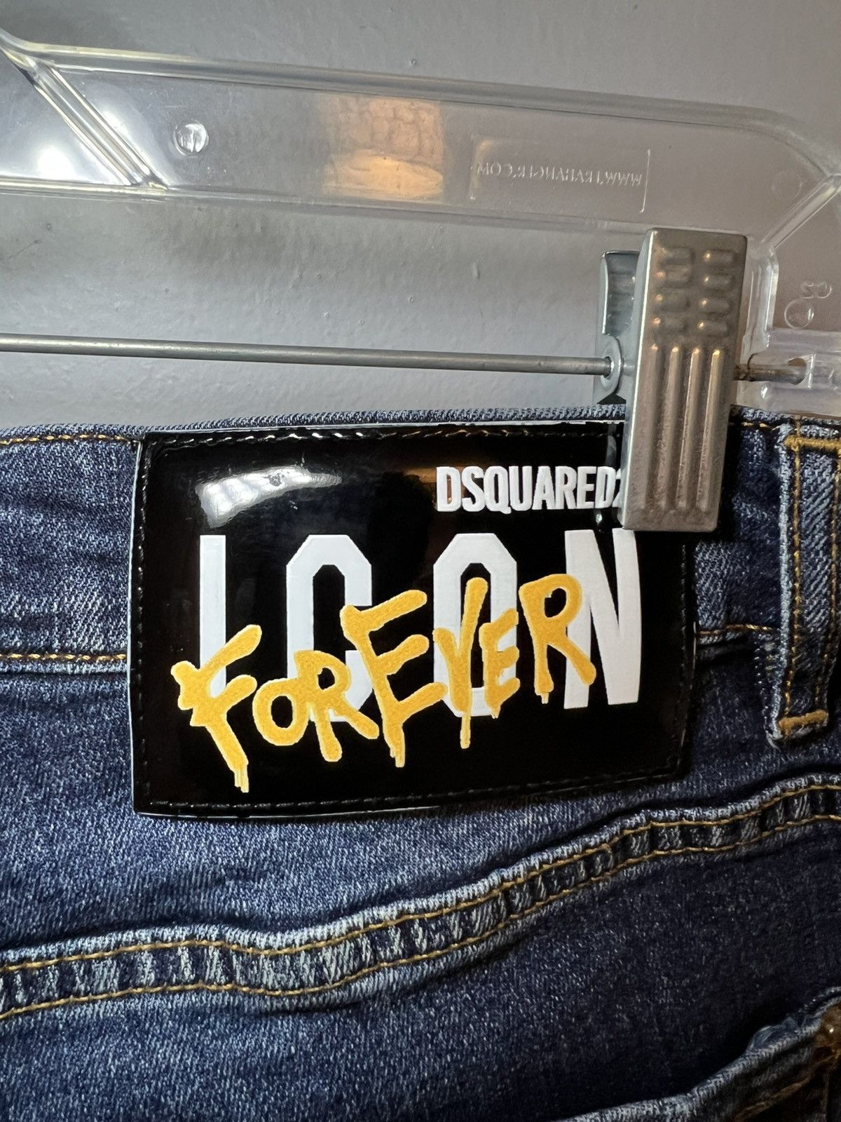 Dsquared2 Dsquared2 Icon Forever distressed slim blue jeans Size US 30 / EU 46 - 3 Thumbnail