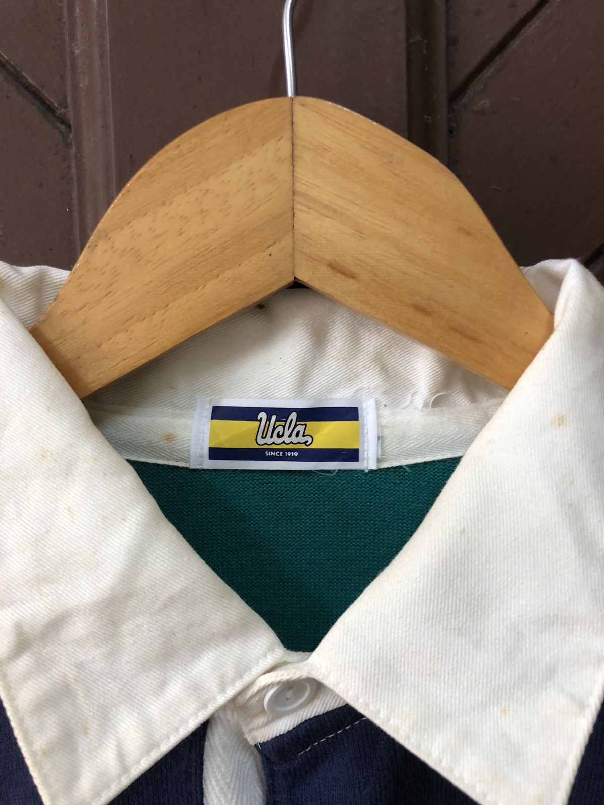 Vintage Vintage 90s UCLA Bruins Long Sleeve Polo Rugby Shirt Size US L / EU 52-54 / 3 - 6 Thumbnail