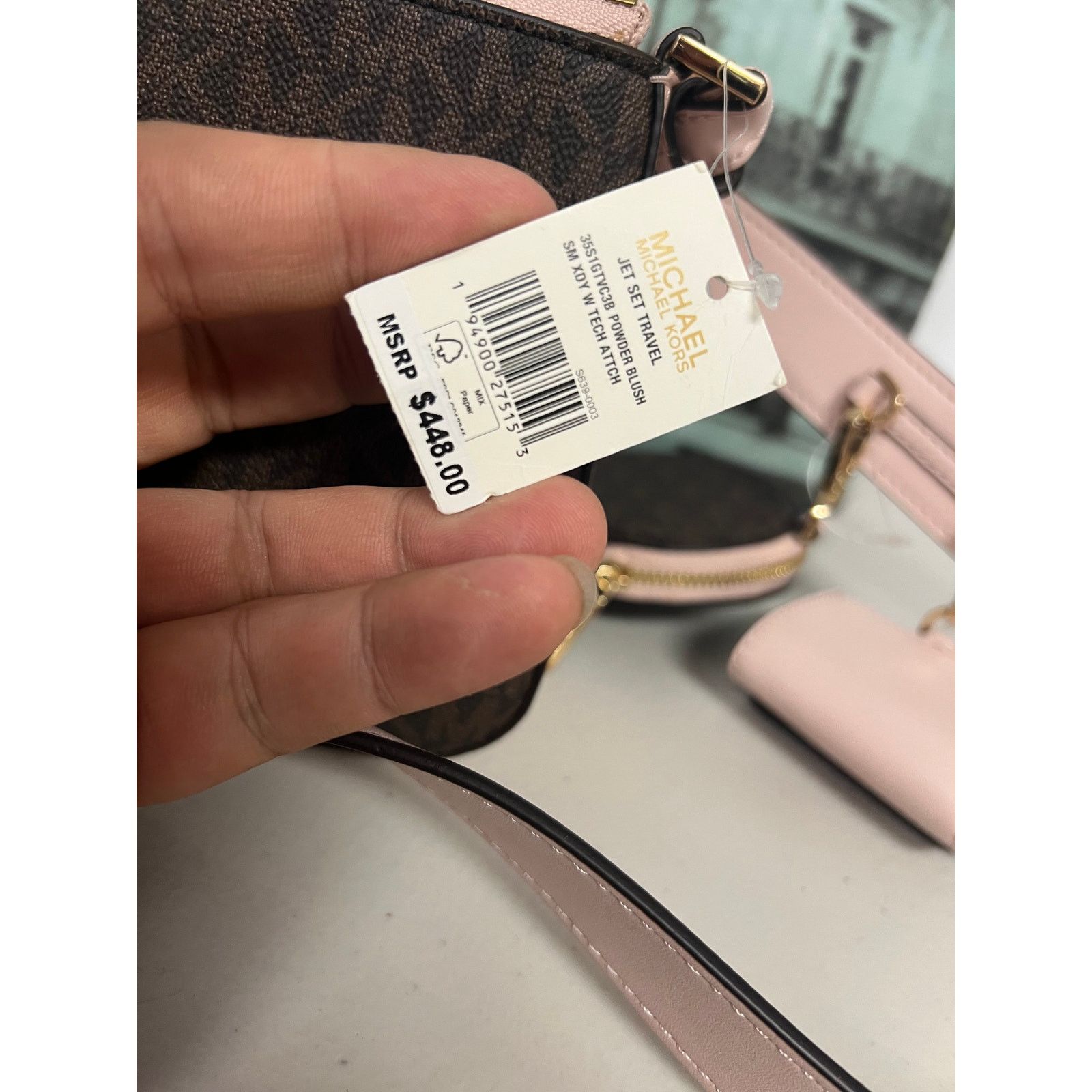 Michael Kors Michael Kors 35S1GTVC3B Jet Set Travel Small Shoulder Bag Size ONE SIZE - 8 Thumbnail