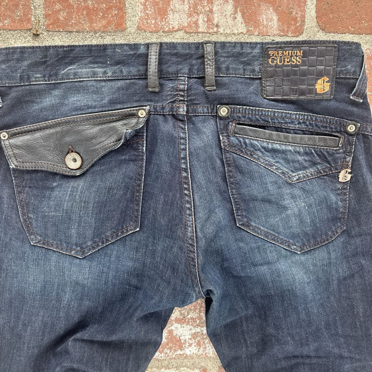 Guess Y2K Studded Premium Guess Rebel Jeans Size US 33 - 6 Thumbnail