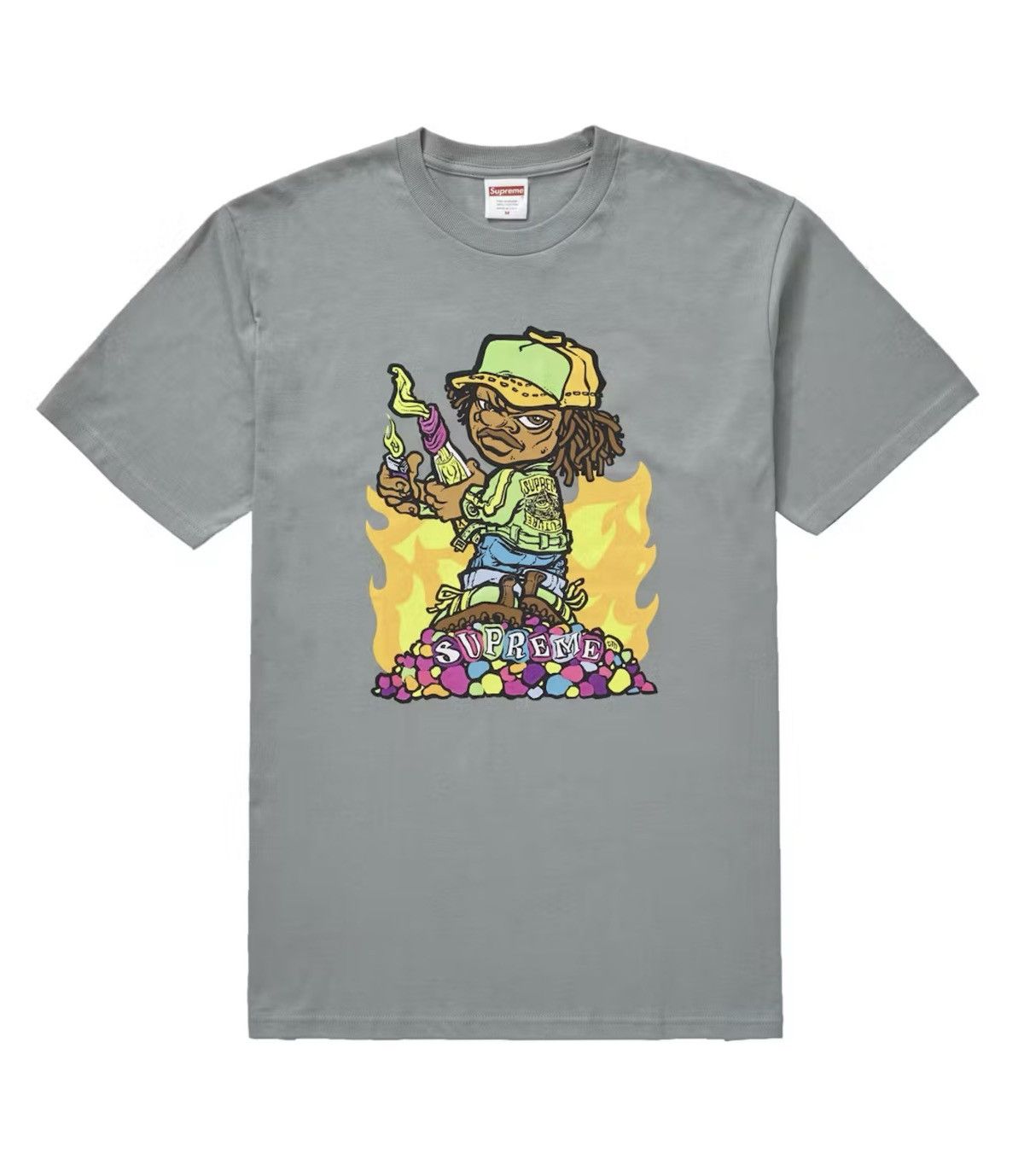 Supreme Supreme Molotov Kid Tee SS19 Size US XL / EU 56 / 4 - 1 Thumbnail