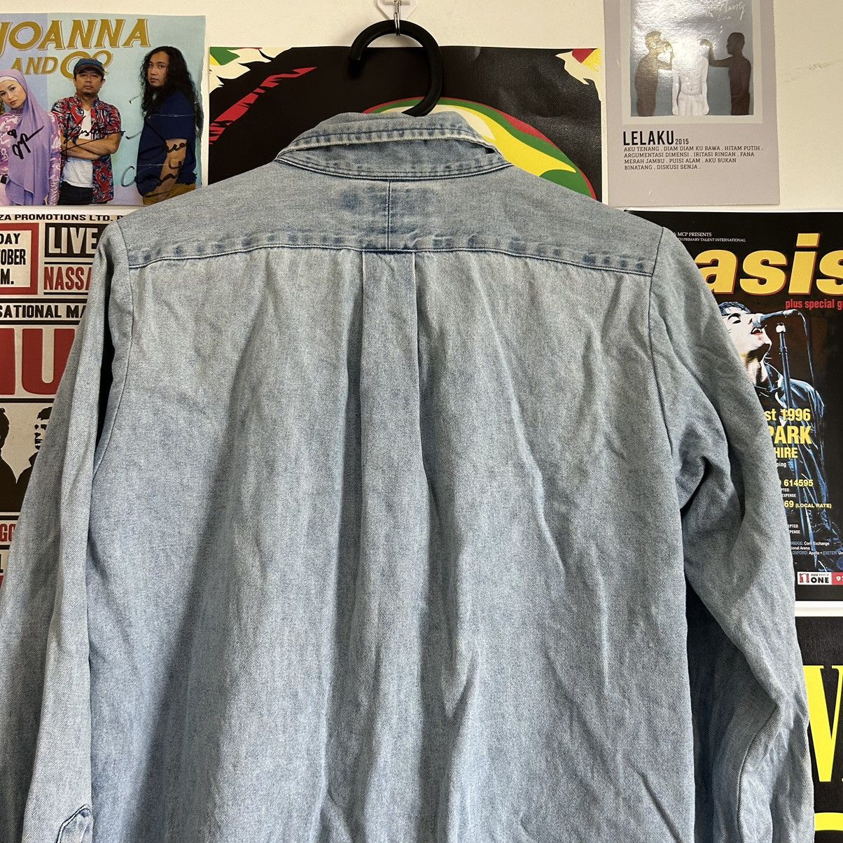 Ralph Lauren Vintage Ralph Lauren Distressed Denim Long Sleeve Shirt Size US M / EU 48-50 / 2 - 10 Thumbnail