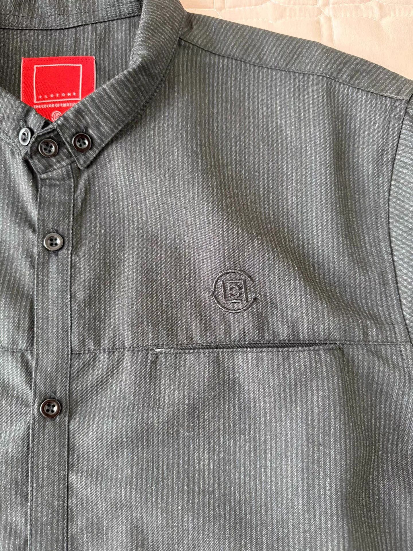 CLOT Clot Edison Chen Early Black Striped Long Sleeve Shirt Size US M / EU 48-50 / 2 - 3 Thumbnail