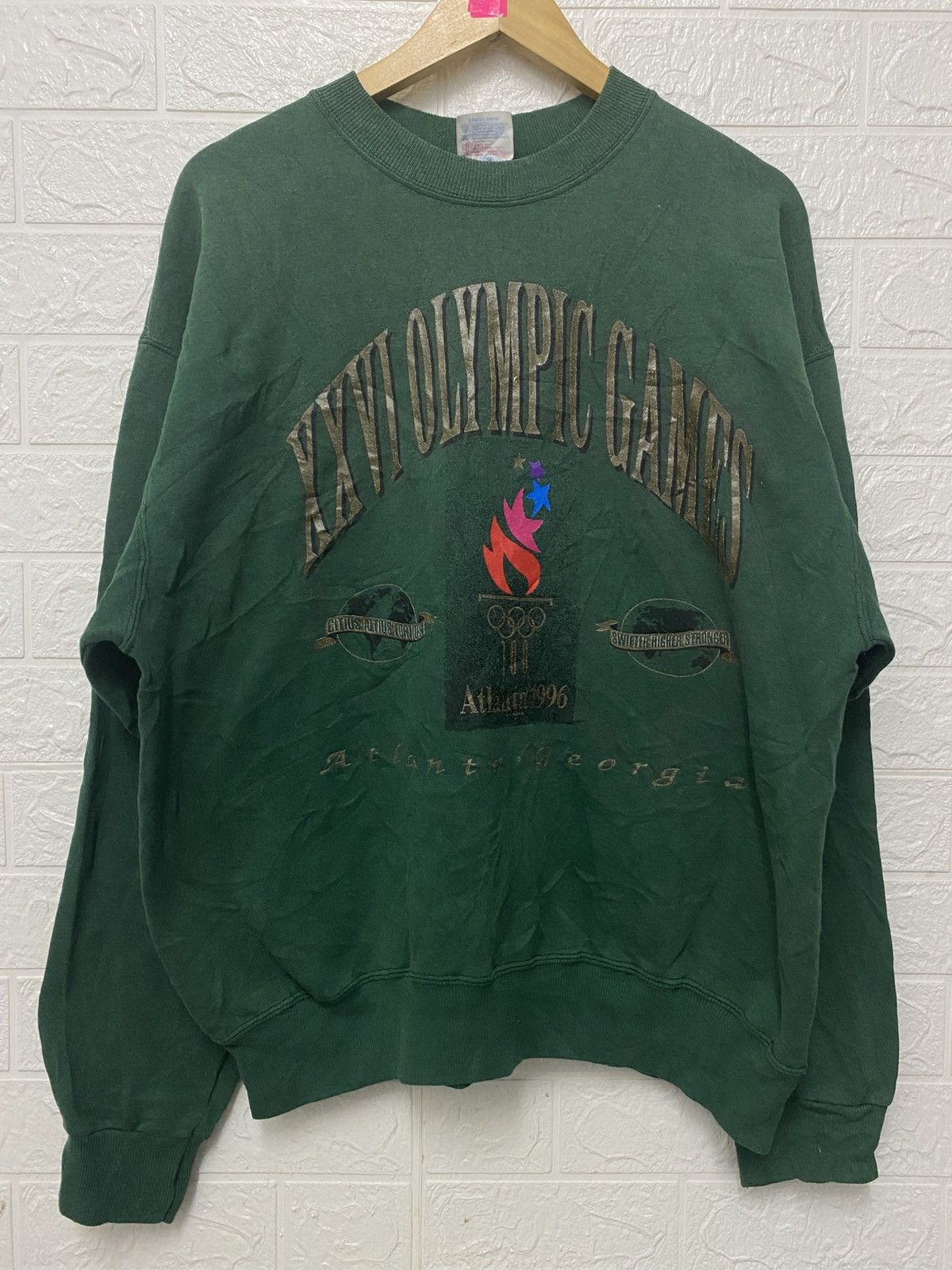 USA Olympics VINTAGE ATLANTA USA 1996 OLYMPICS Size US XL / EU 56 / 4 - 1 Thumbnail