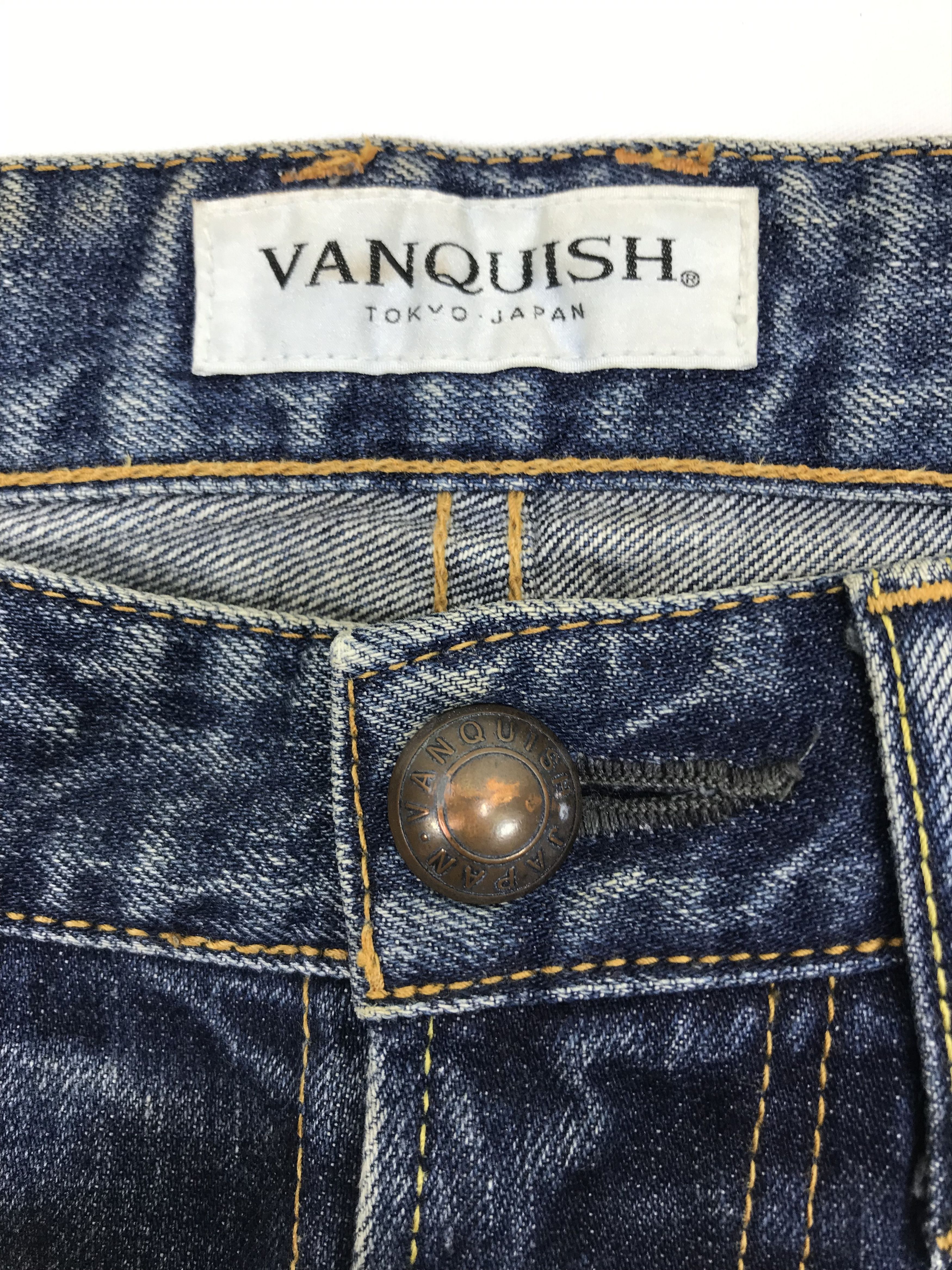 Vanquish Vanquish Japan Blue Wash Studded Jeans Size US 32 / EU 48 - 9 Thumbnail