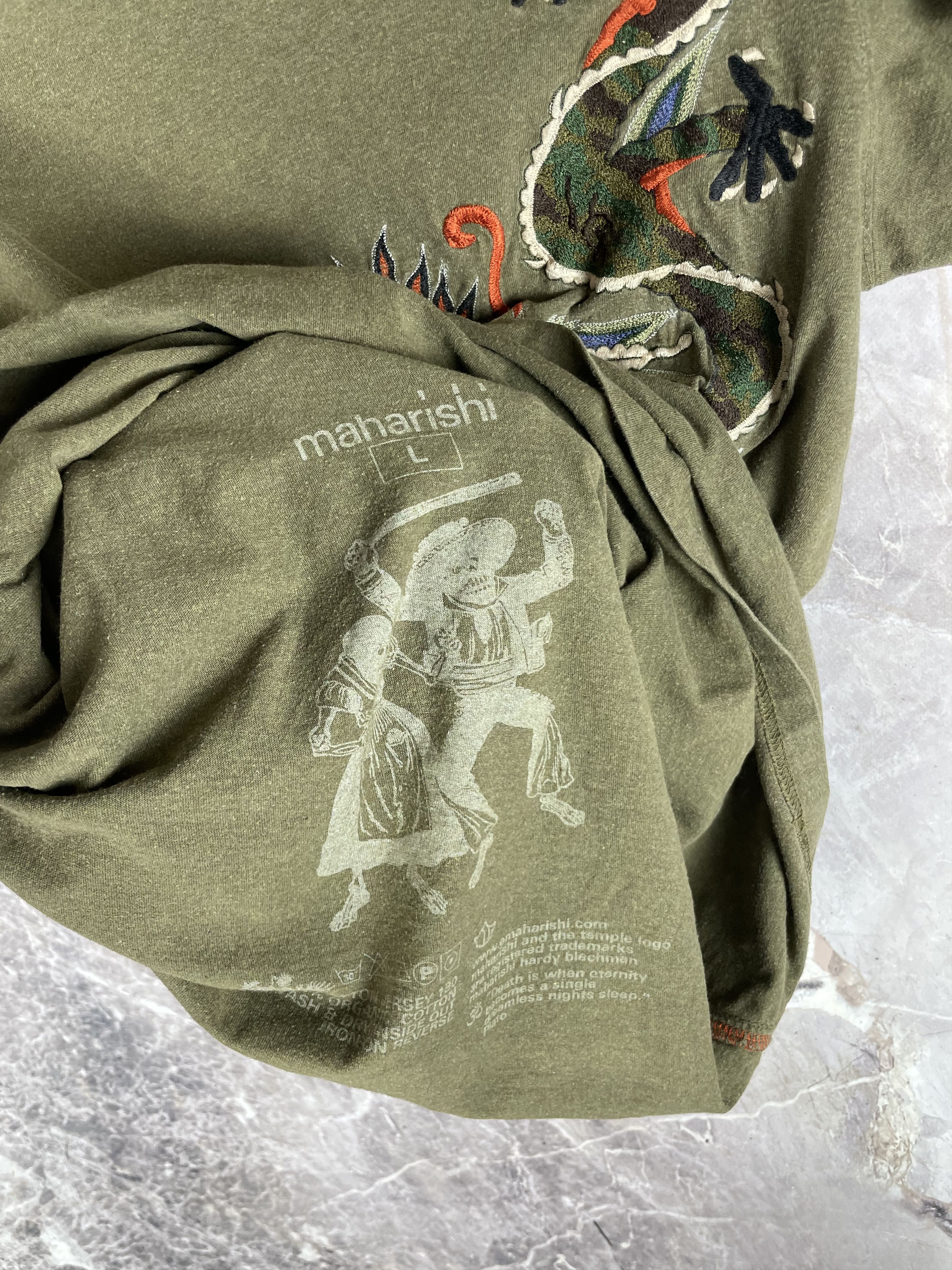 Maharishi Vintage Maharishi Tee Dragon Size US L / EU 52-54 / 3 - 6 Thumbnail